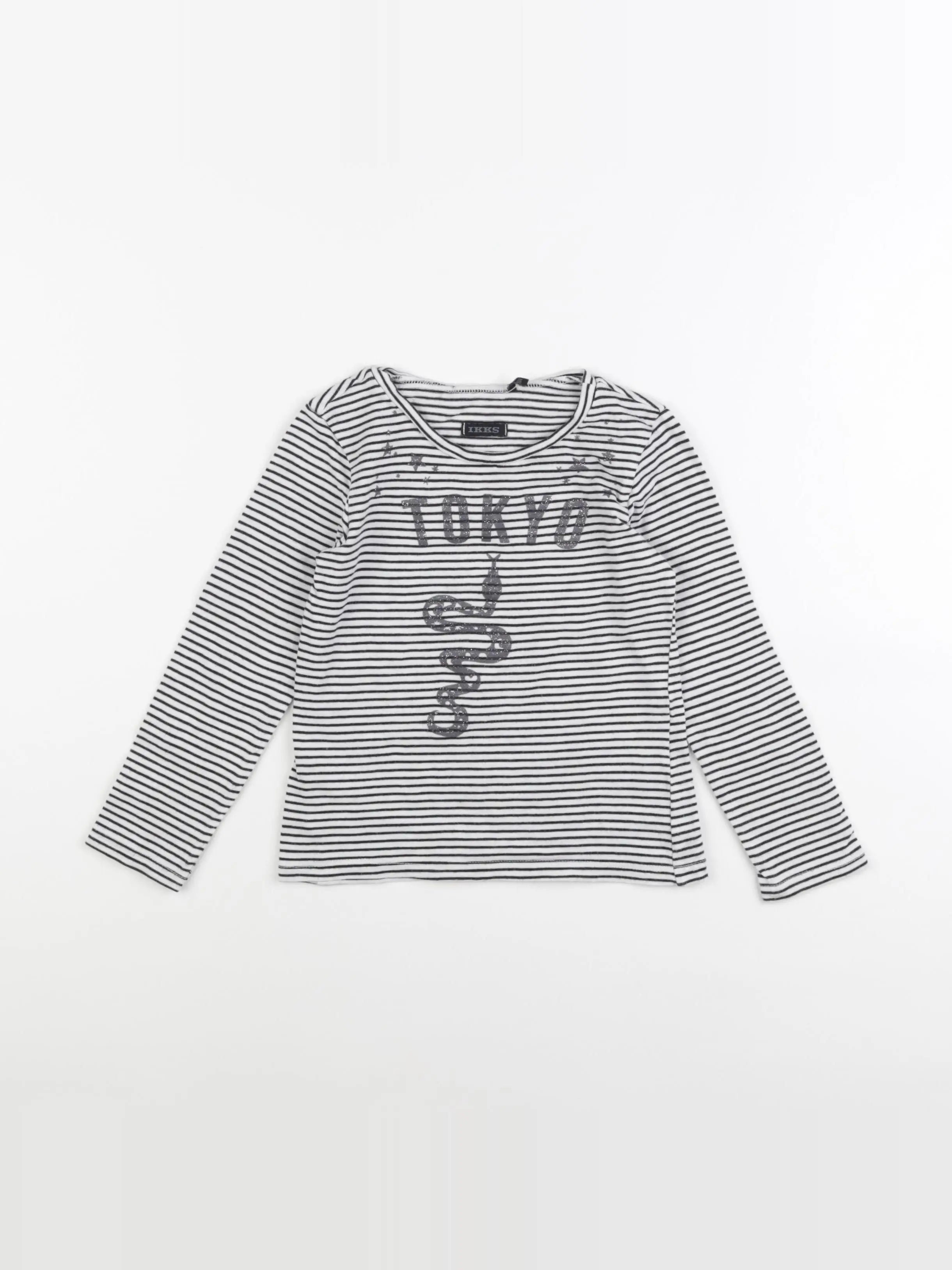 IKKS - tee-shirt blanc - 4 ans