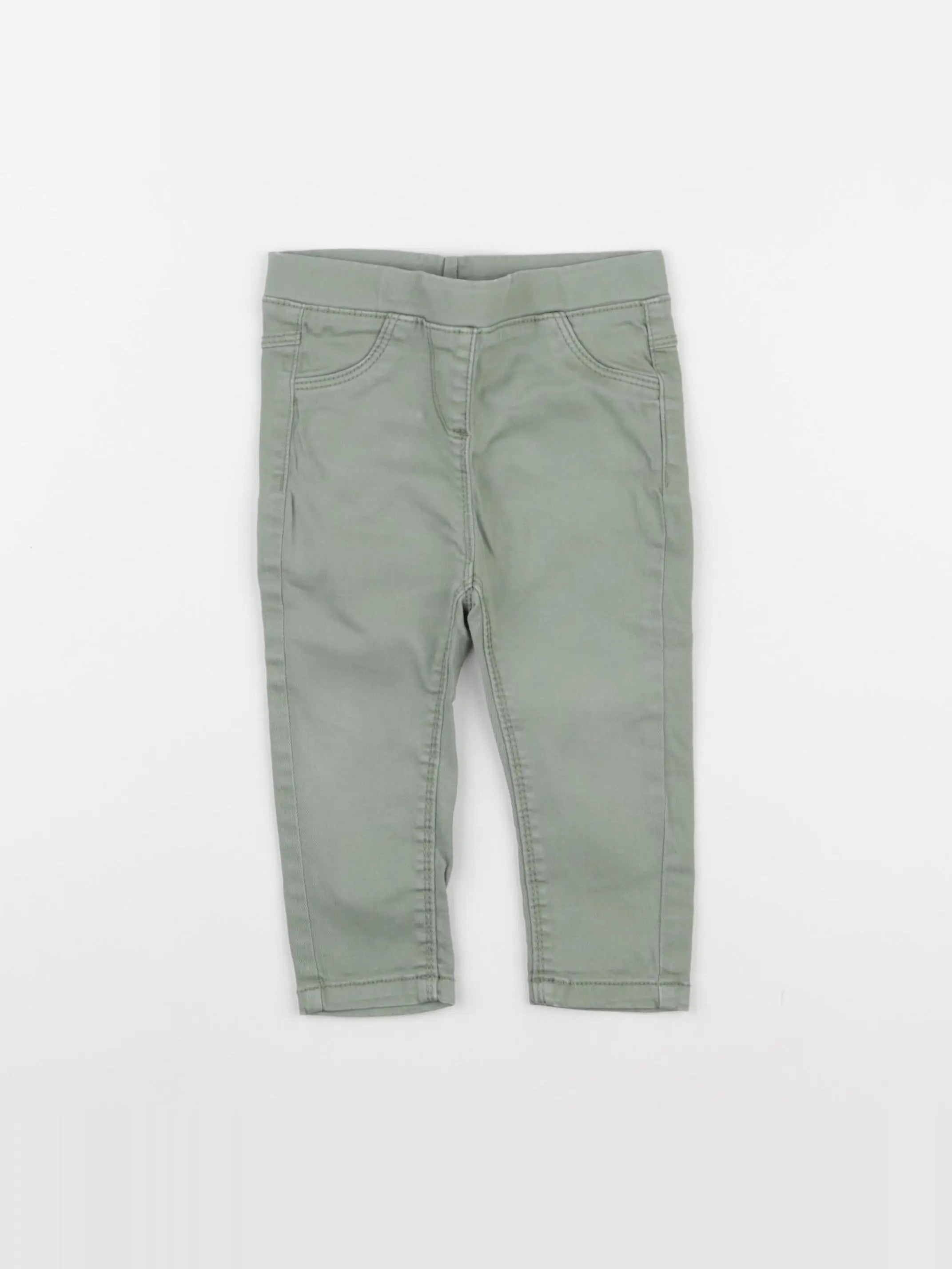 Tape à l'oeil - jegging vert - 6 mois