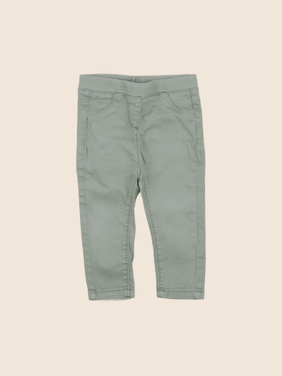 Tape à l'oeil - jegging vert - 6 mois
