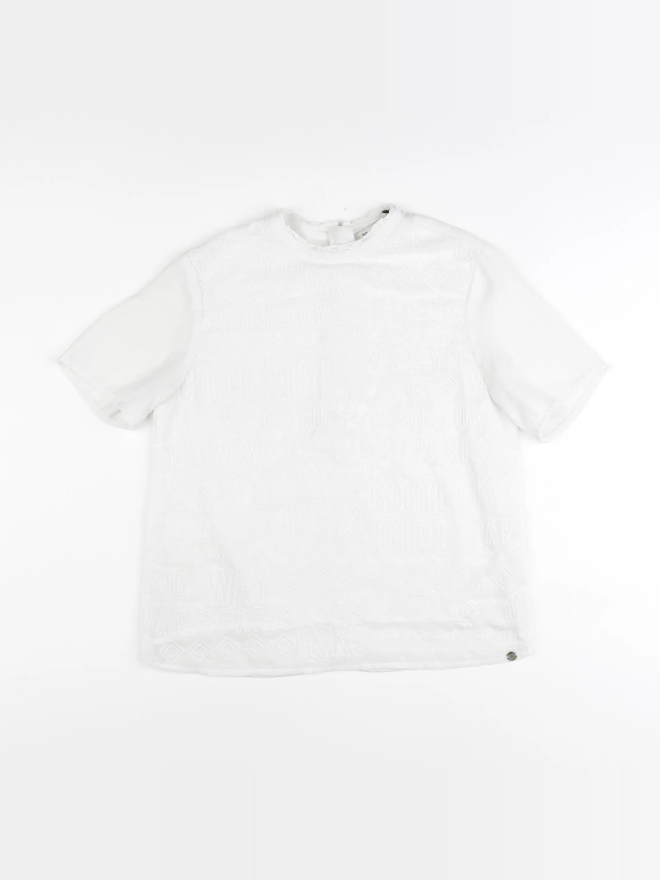 IKKS - tee-shirt blanc - 12 ans