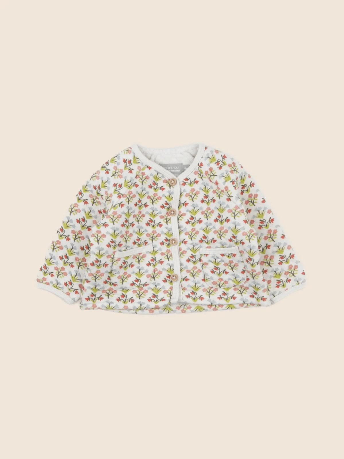 Boutchou - veste multicolore - 6 mois