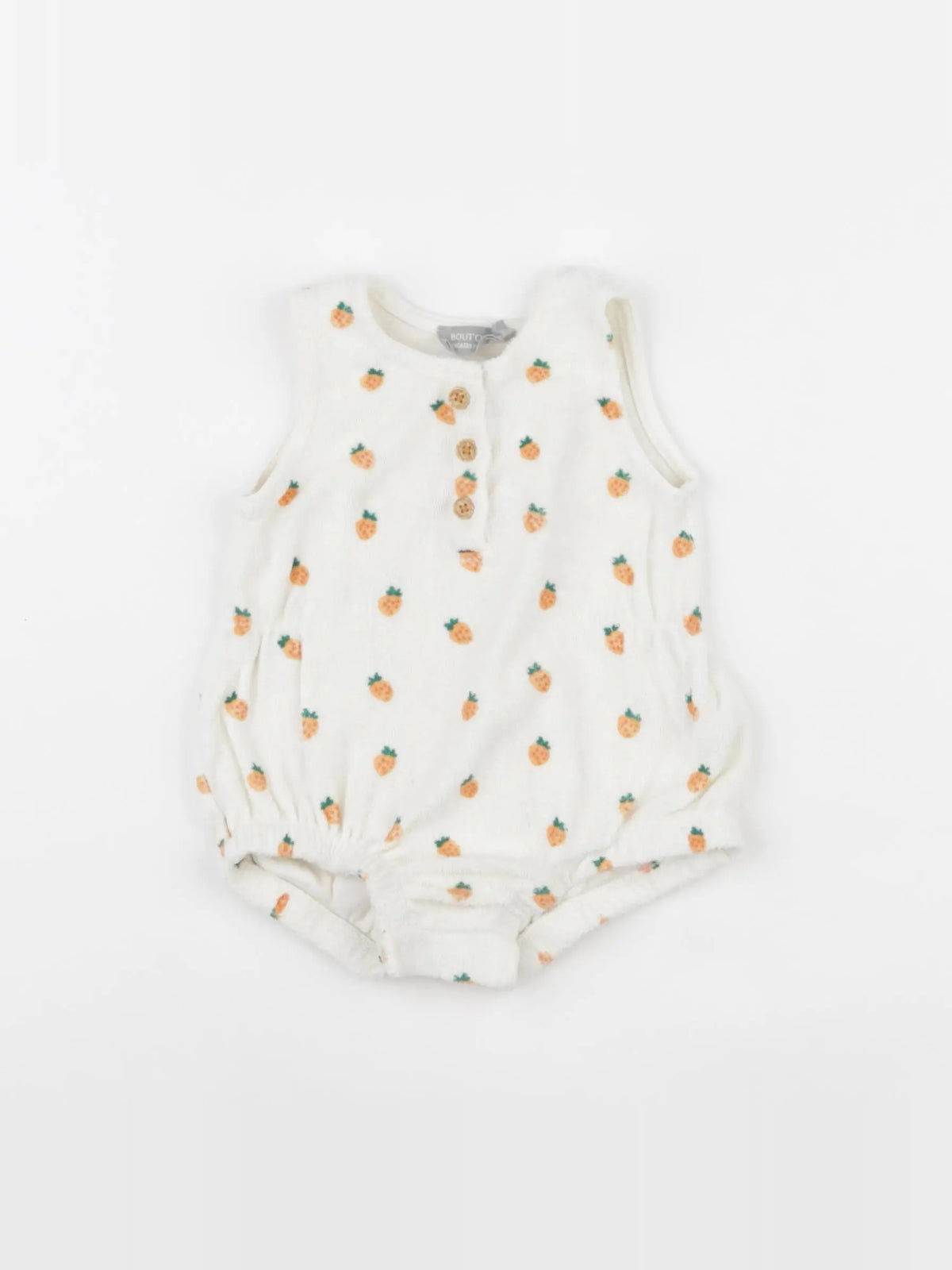 Boutchou - combinaison orange - 3 mois