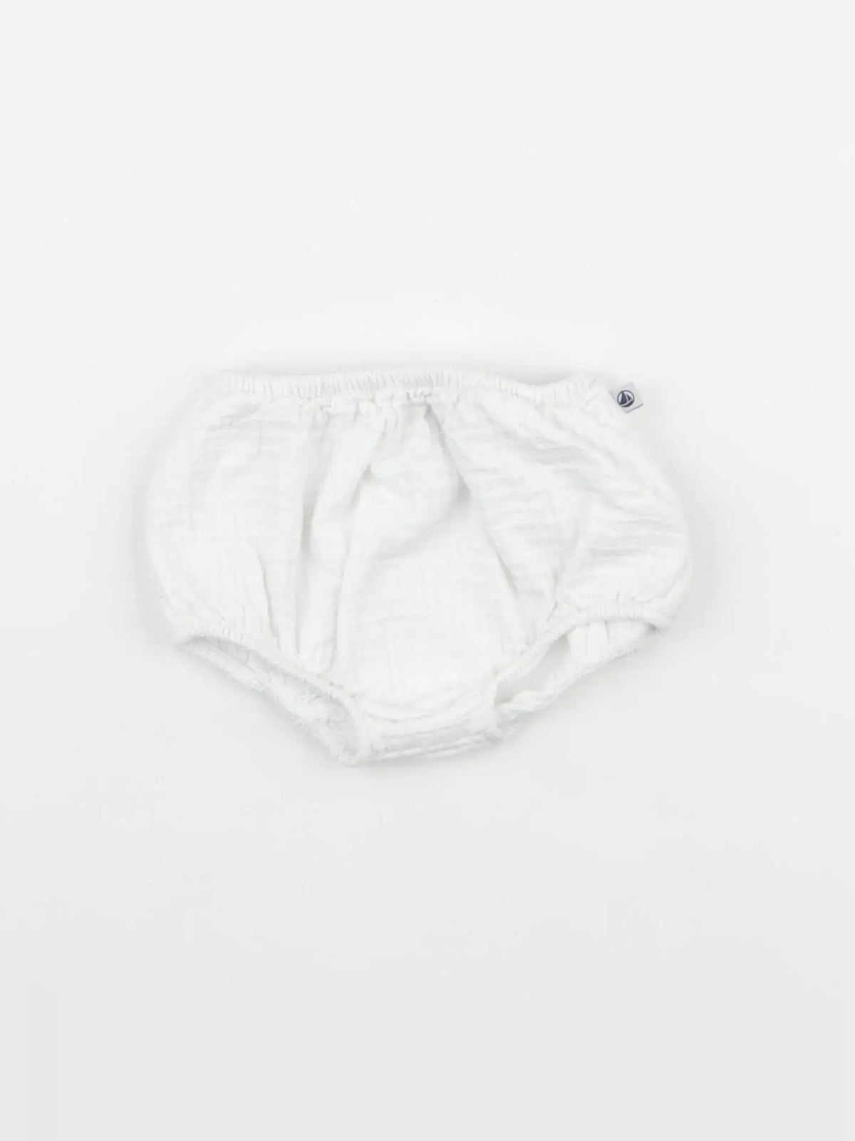 Petit Bateau - bloomer blanc - 3 mois