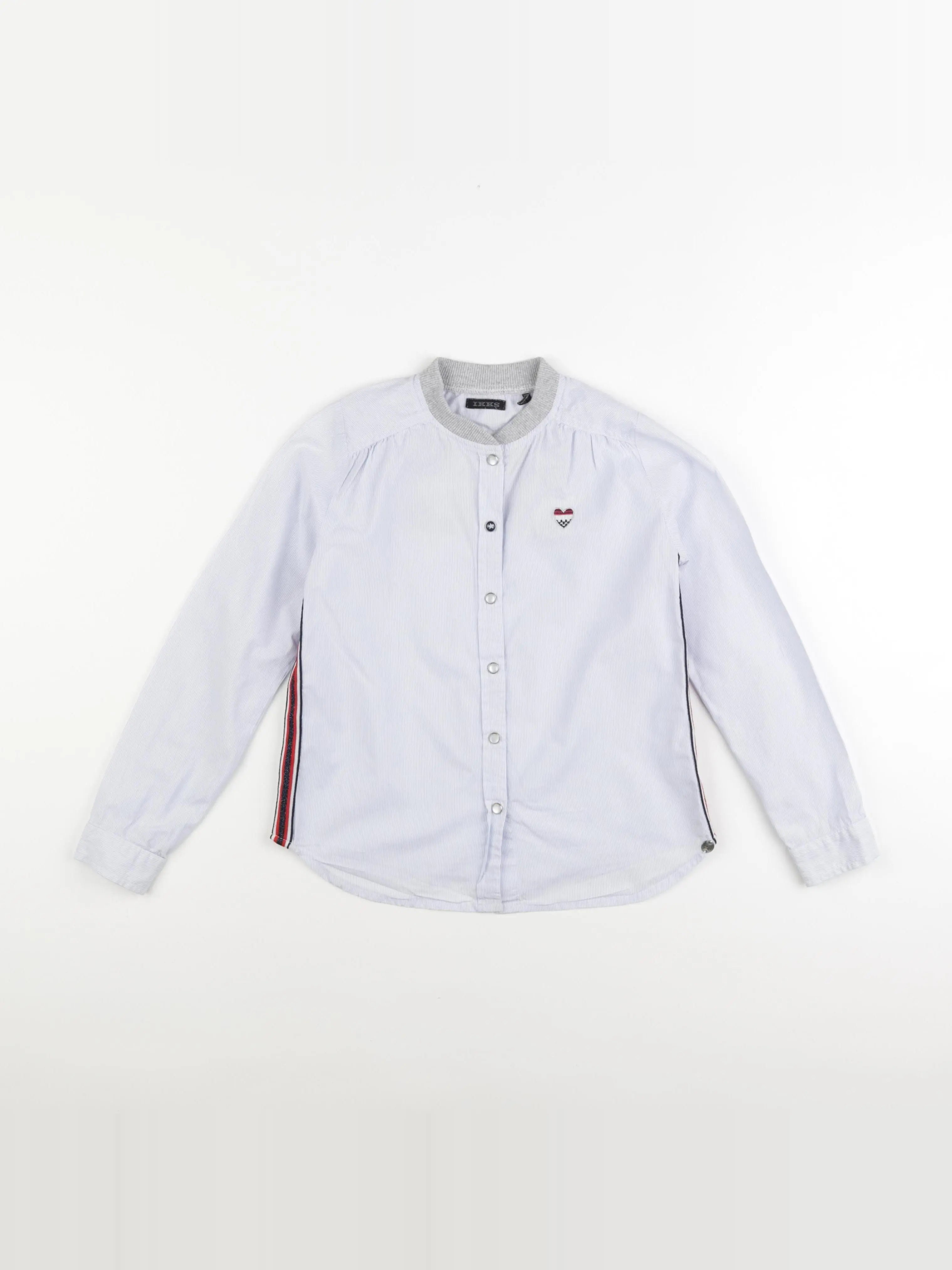 IKKS - chemise blanc, bleu - 8 ans