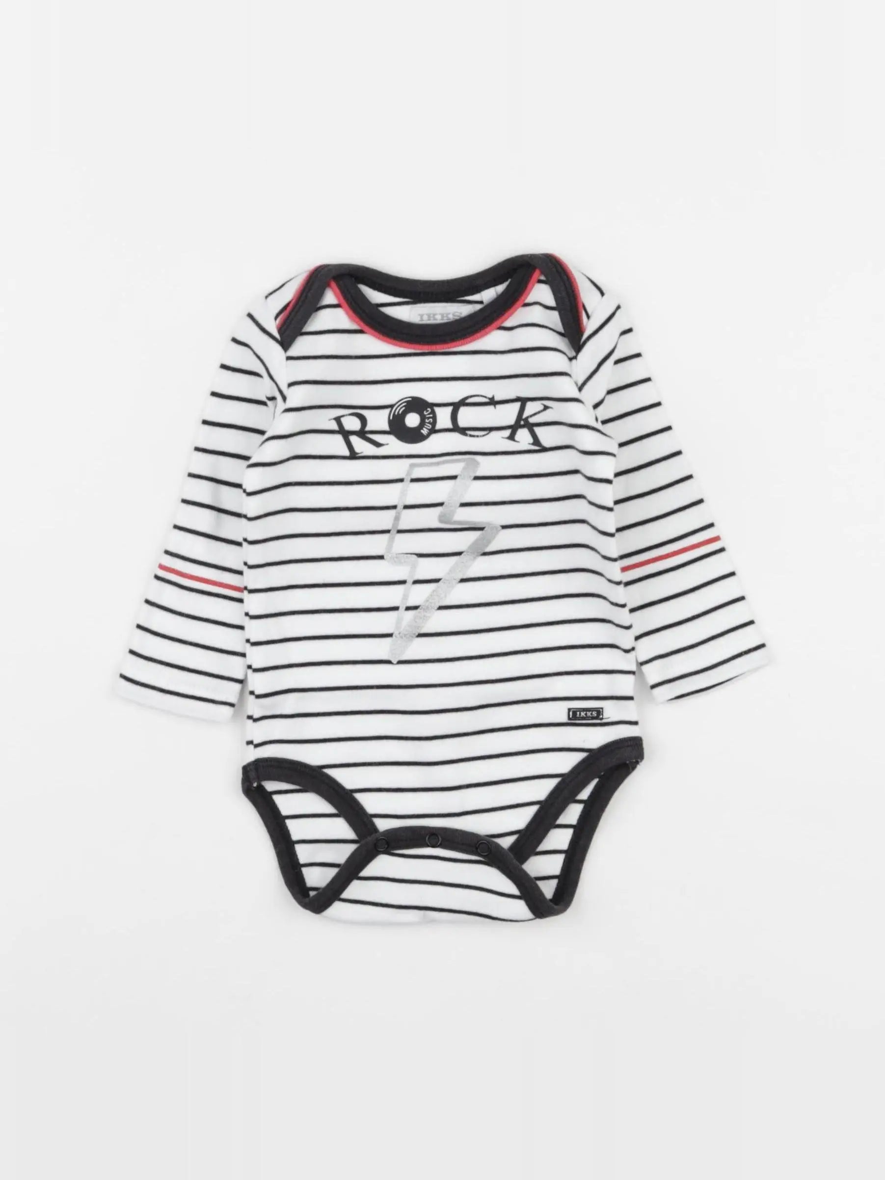 IKKS - chemise blanc, bleu - 6 mois