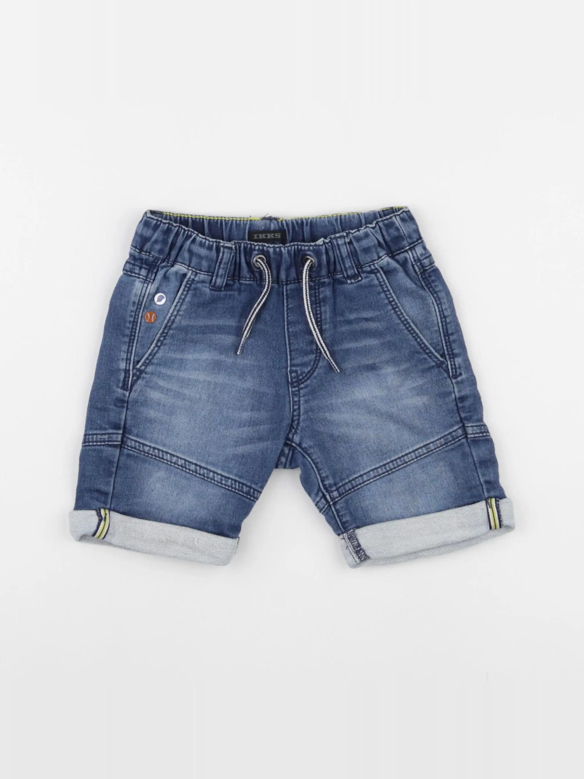 IKKS - short bleu - 4 ans