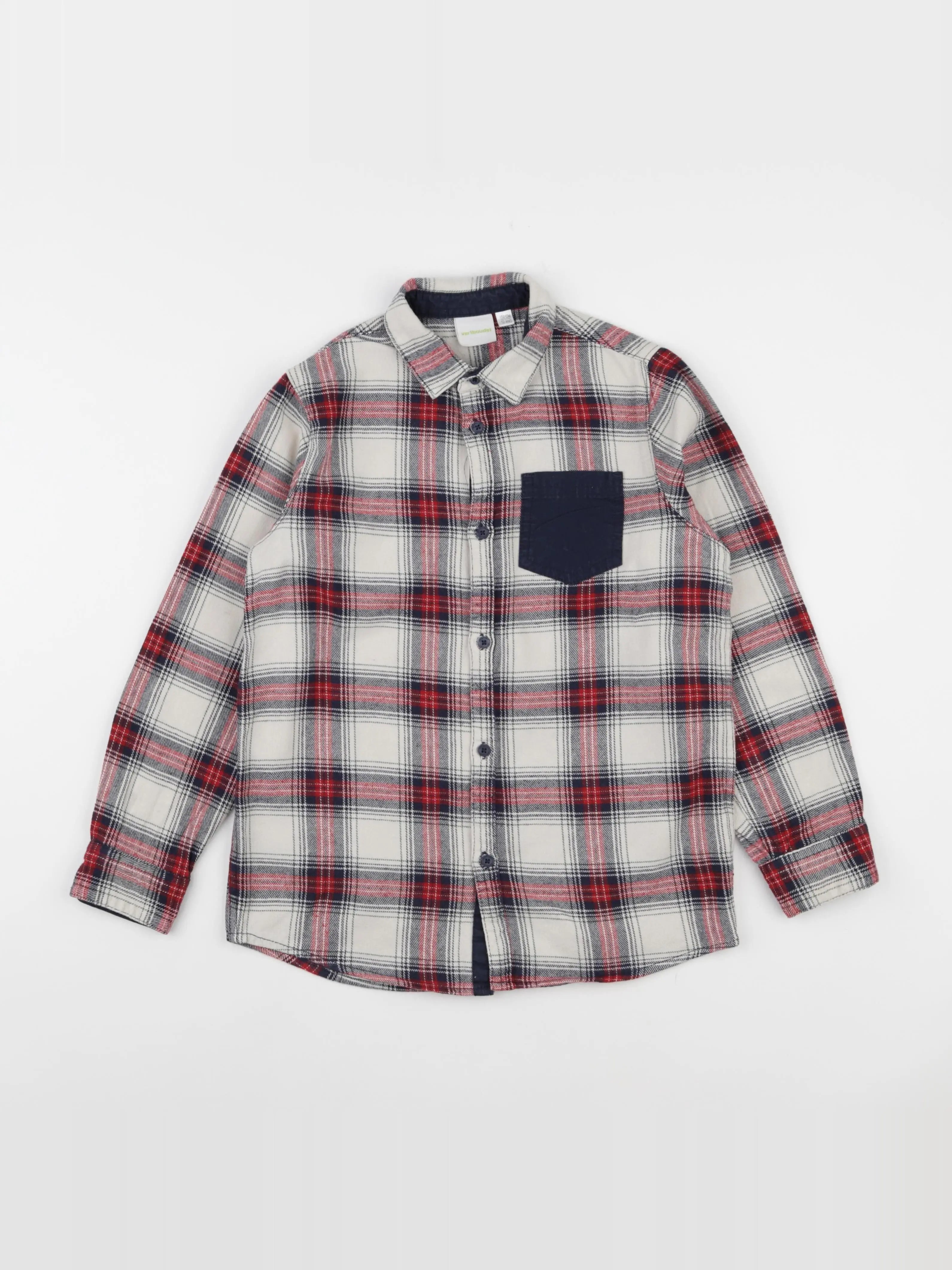 Vertbaudet - chemise multicolore - 12 ans