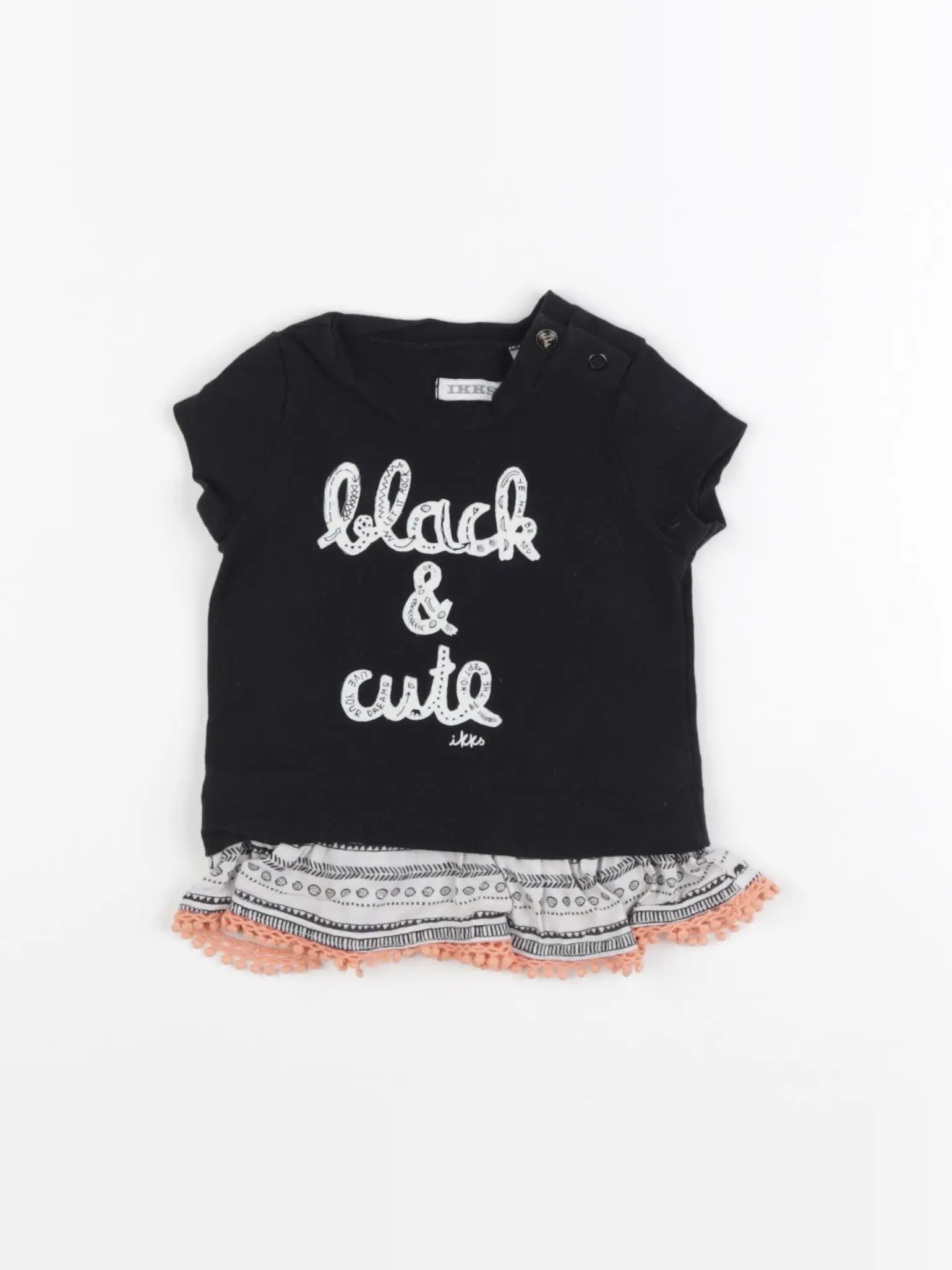 IKKS - tee-shirt multicolore - 3 mois