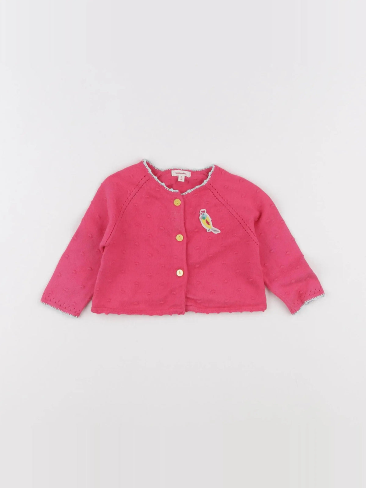 Catimini - gilet rose - 6 mois