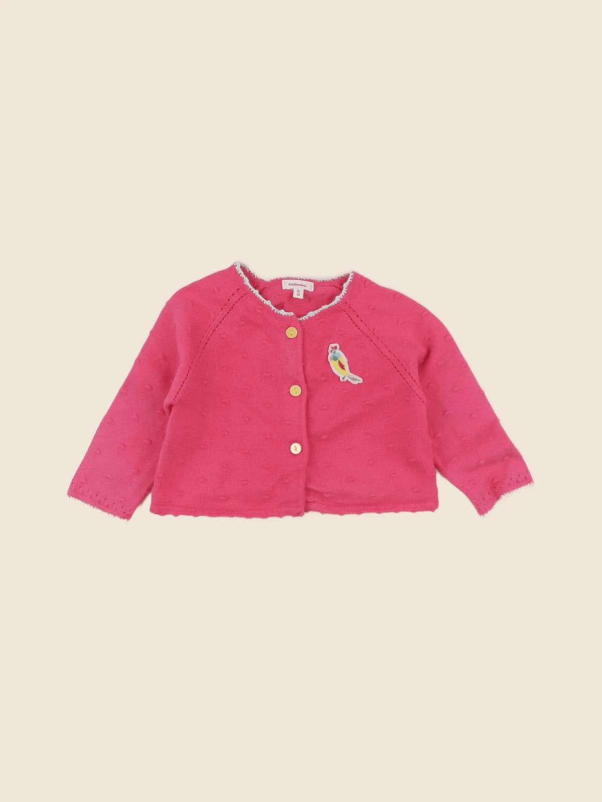 Catimini - gilet rose - 6 mois
