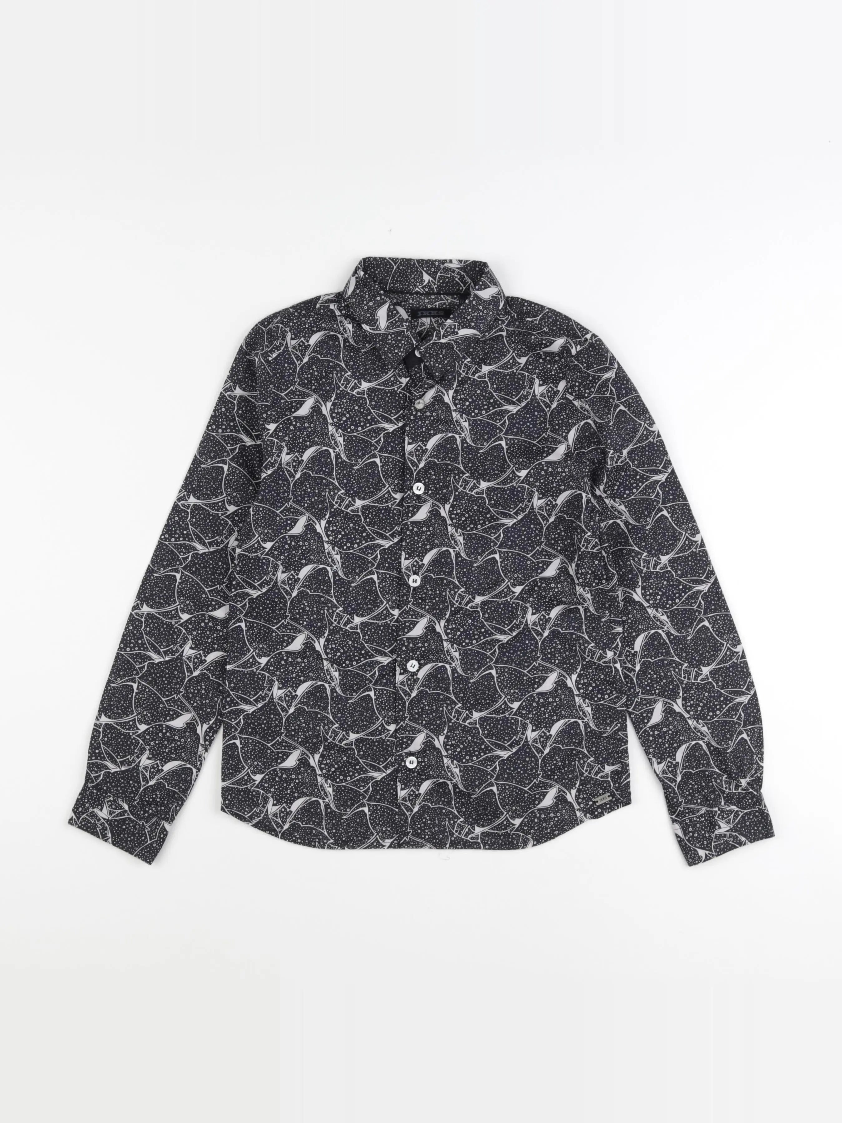 IKKS - chemise noir - 8 ans