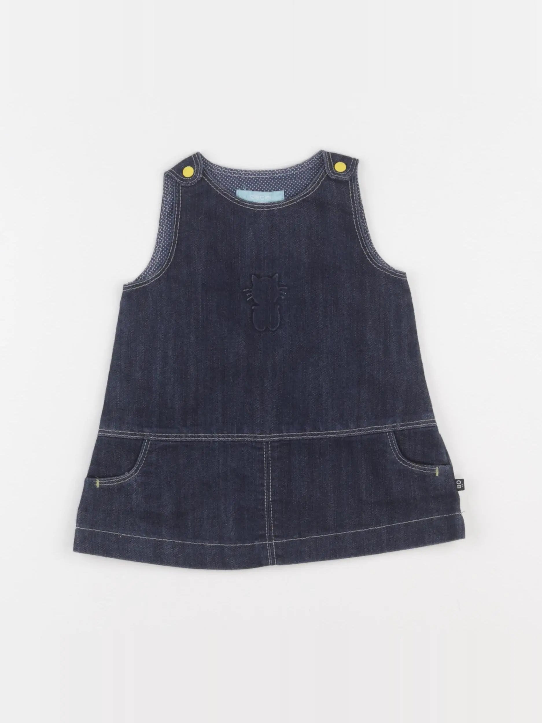 Obaïbi - robe bleu - 6 mois