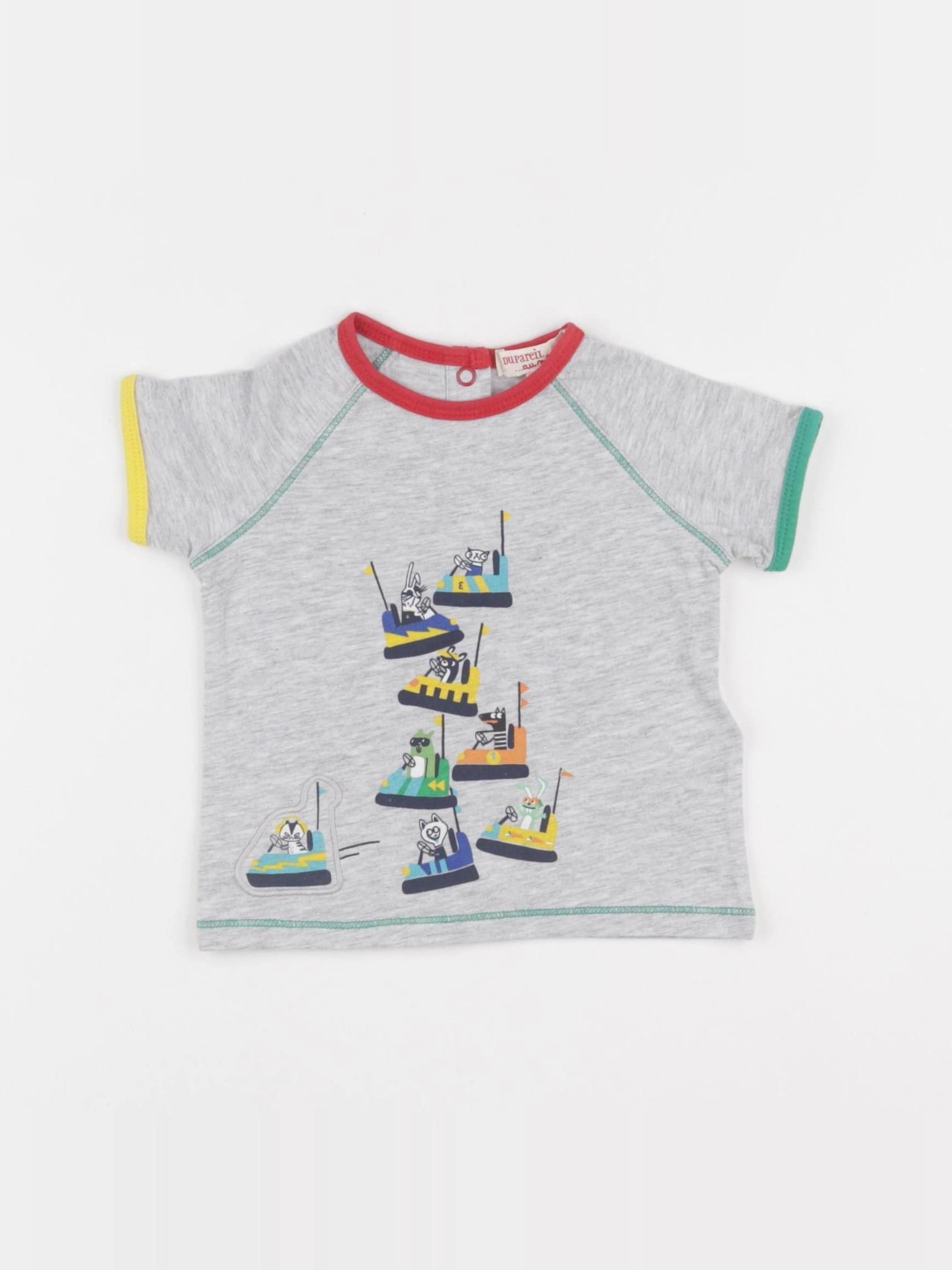 DPAM - tee-shirt gris - 6 mois