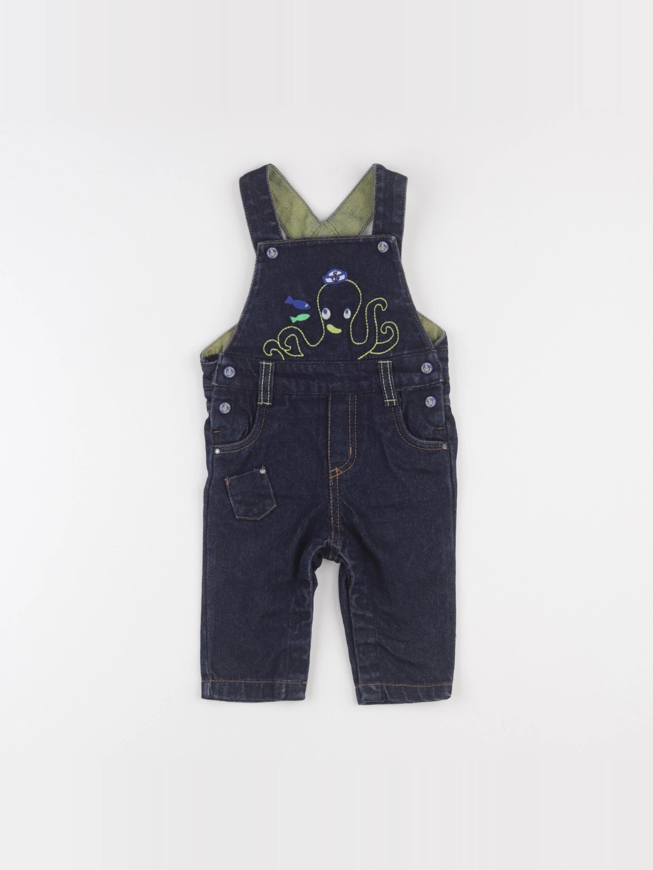 DPAM - salopette bleu - 6 mois