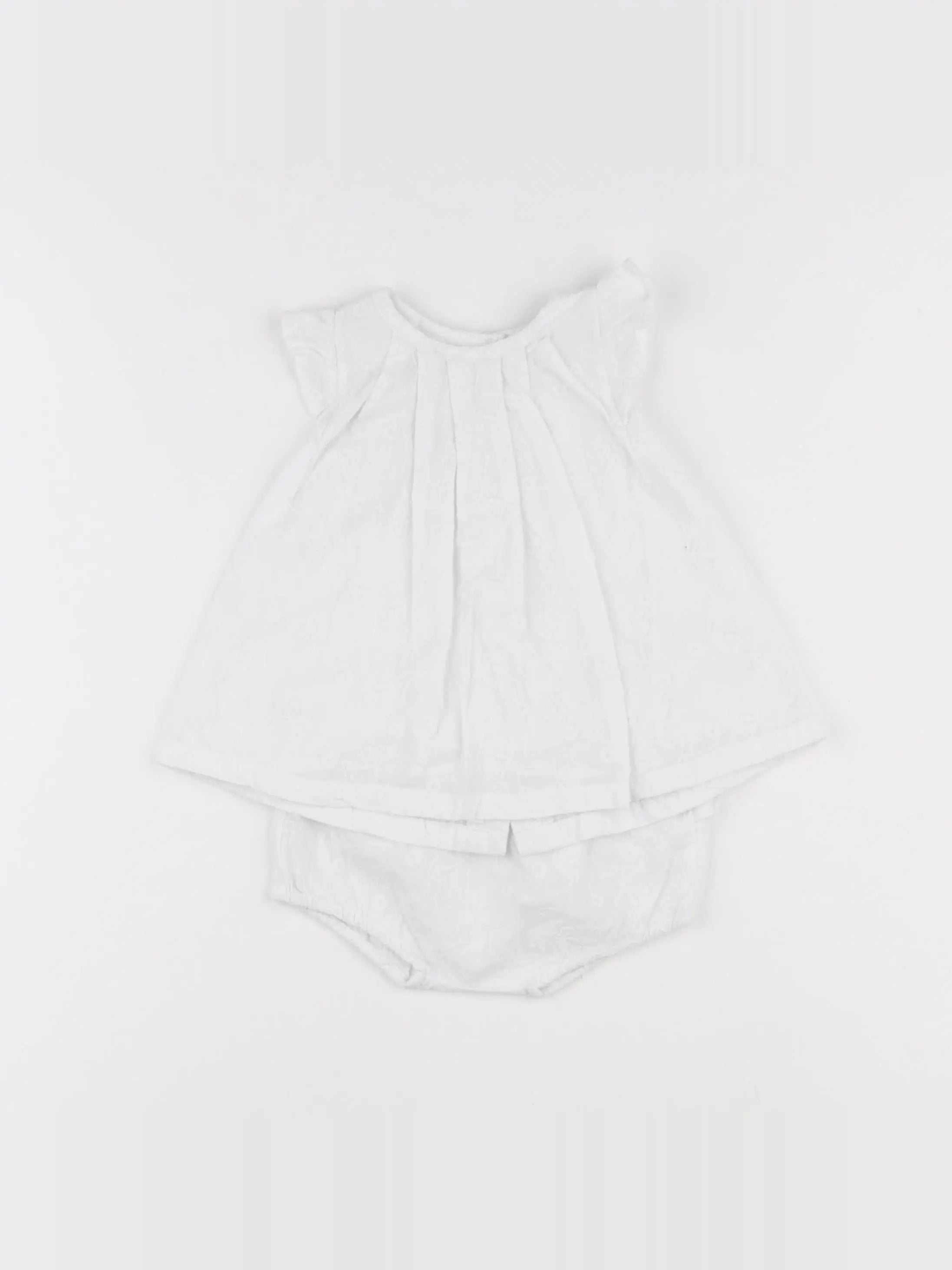 Absorba - robe blanc - 3 mois