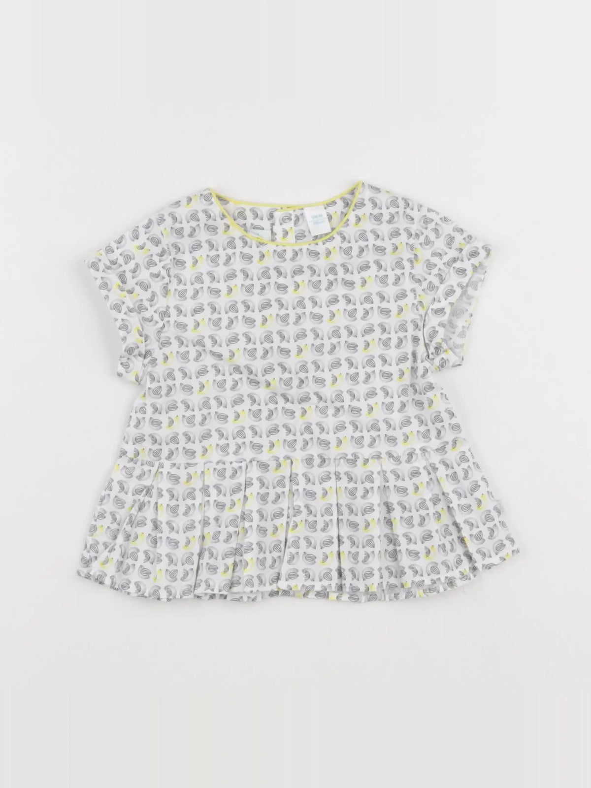 Obaïbi - blouse multicolore - 6 mois