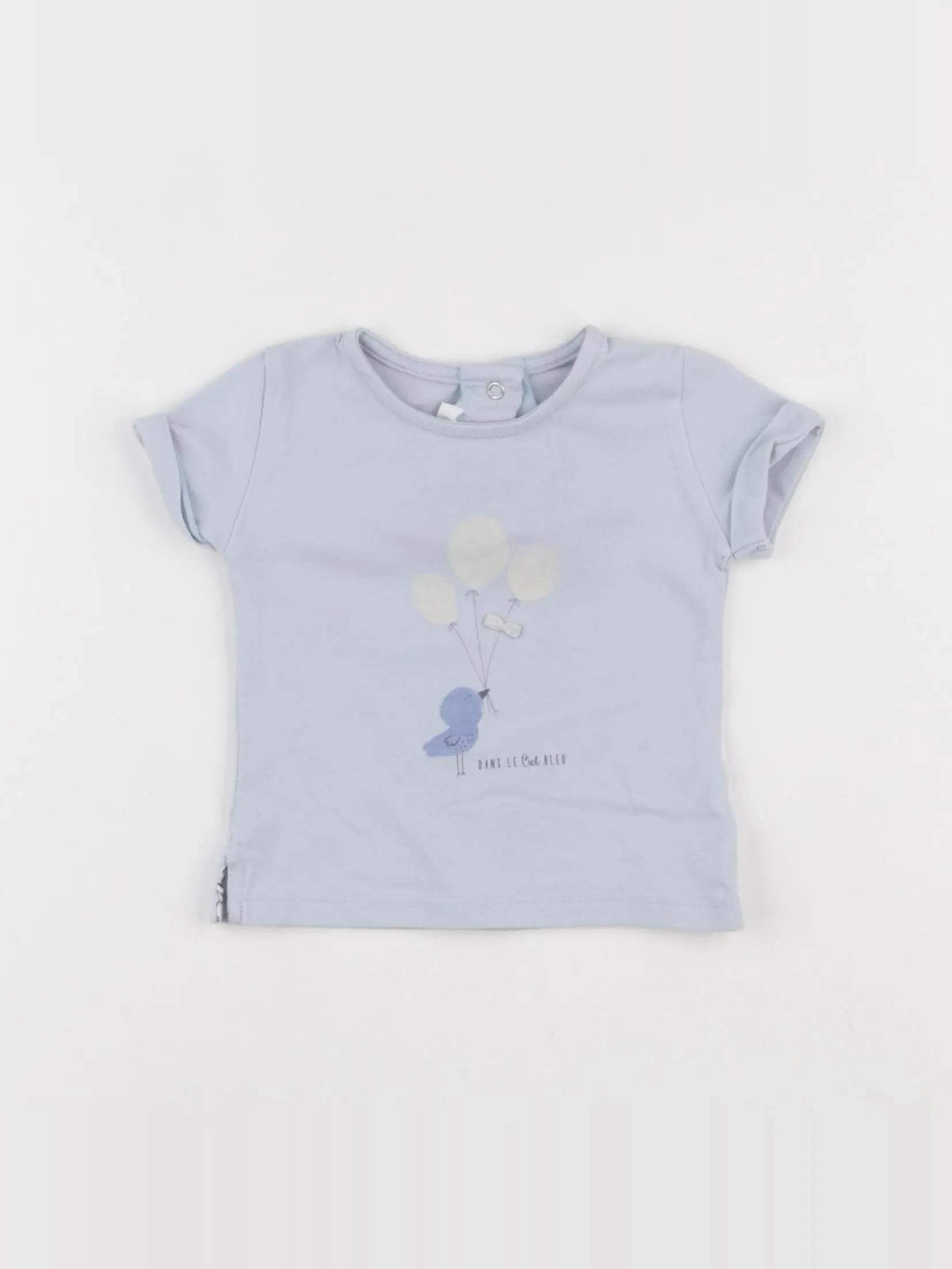 Absorba - tee-shirt bleu - 6 mois