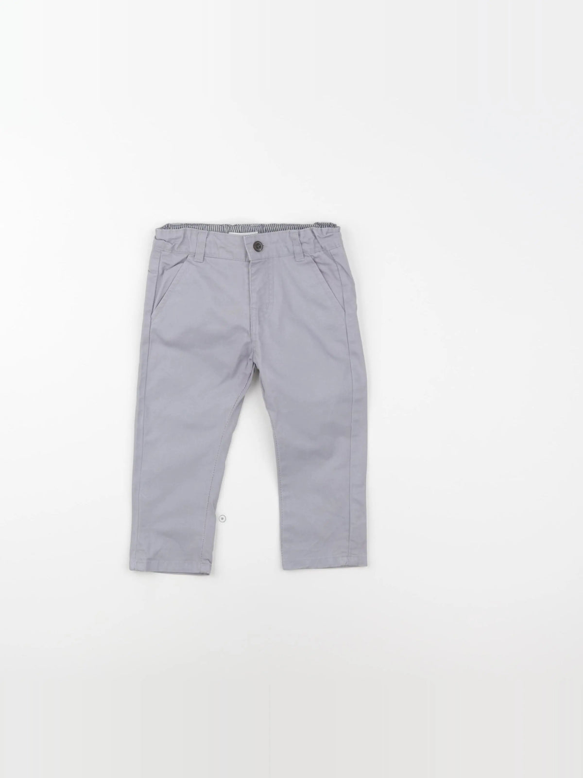 Vertbaudet - pantalon gris - 9 mois