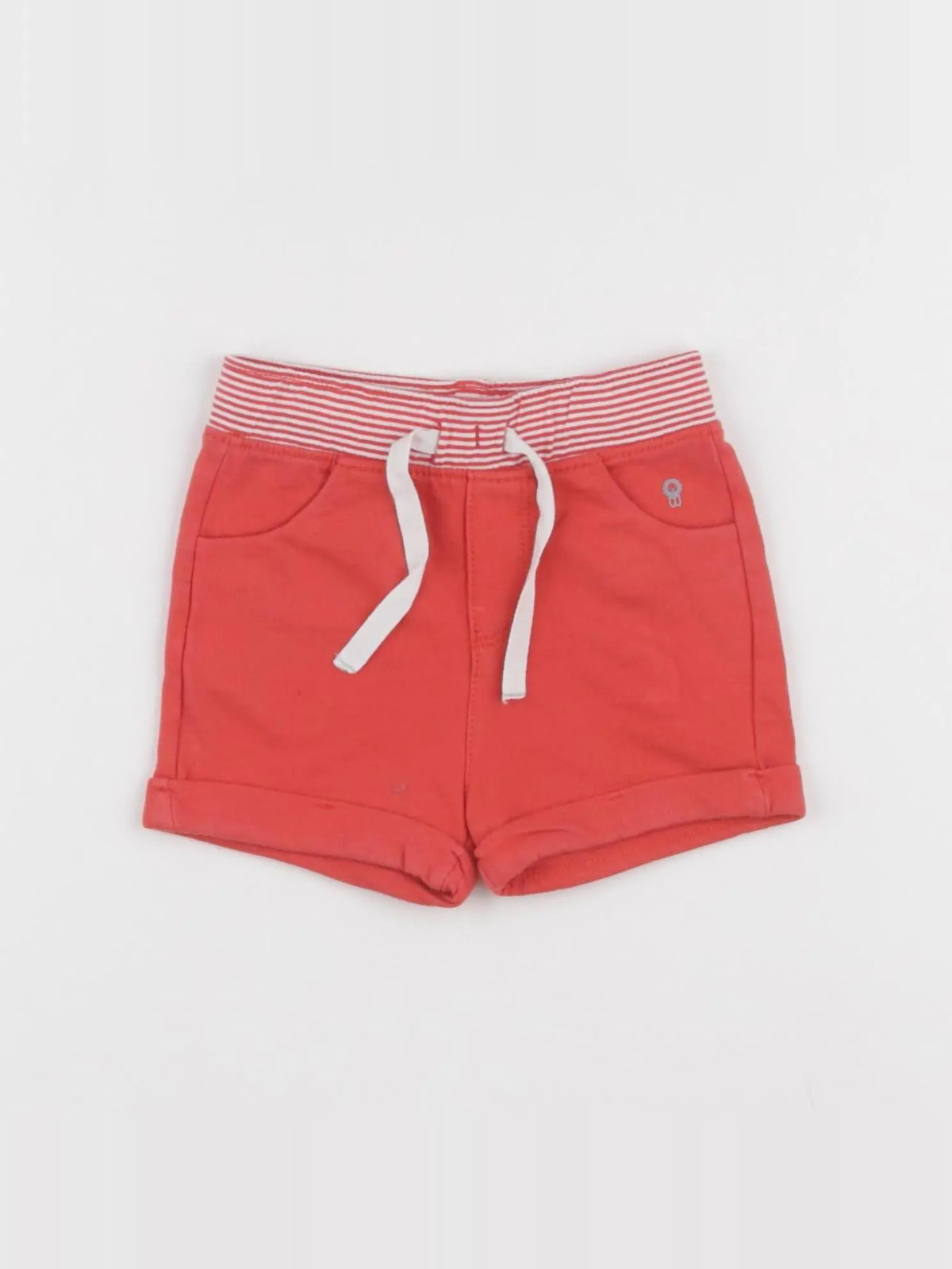 Obaïbi - short rouge - 6 mois