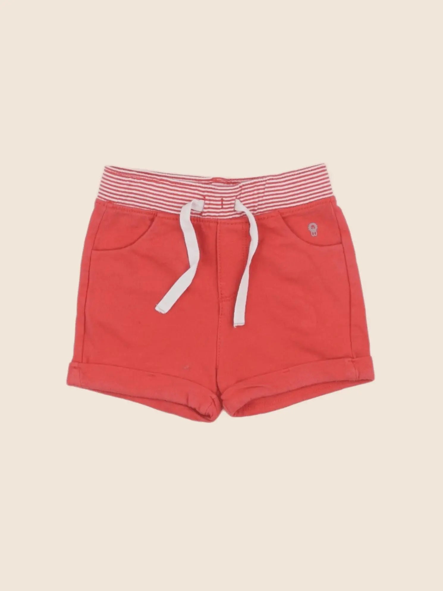 Obaïbi - short rouge - 6 mois