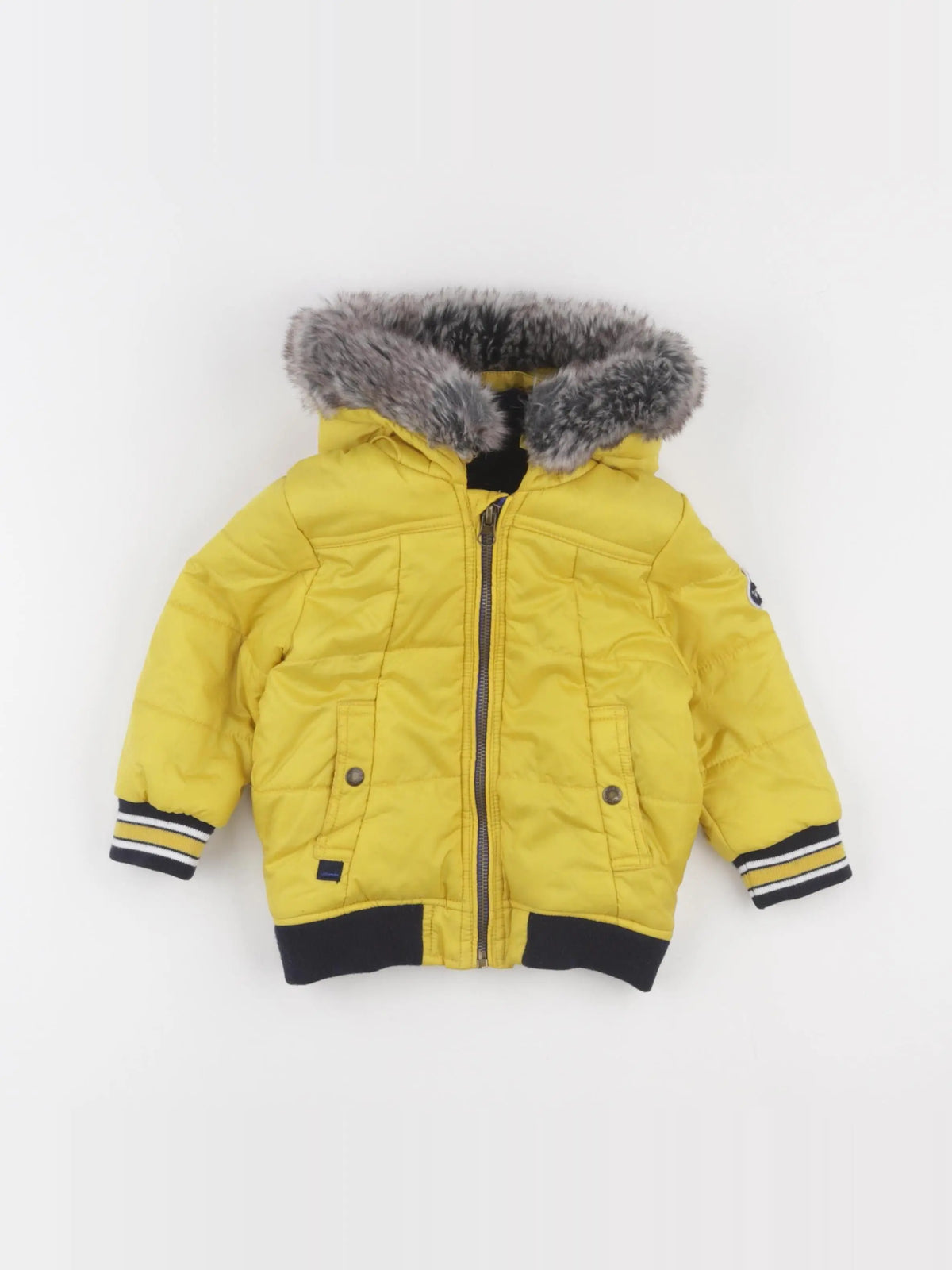 Catimini - doudoune jaune - 12 mois