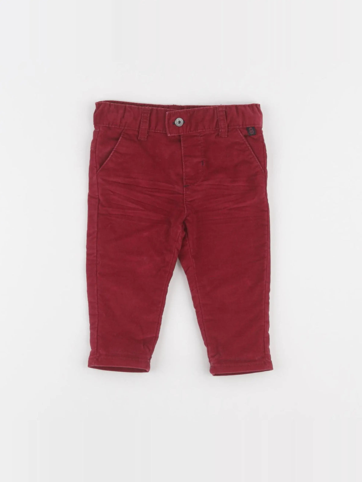 Obaïbi - pantalon rouge - 6 mois