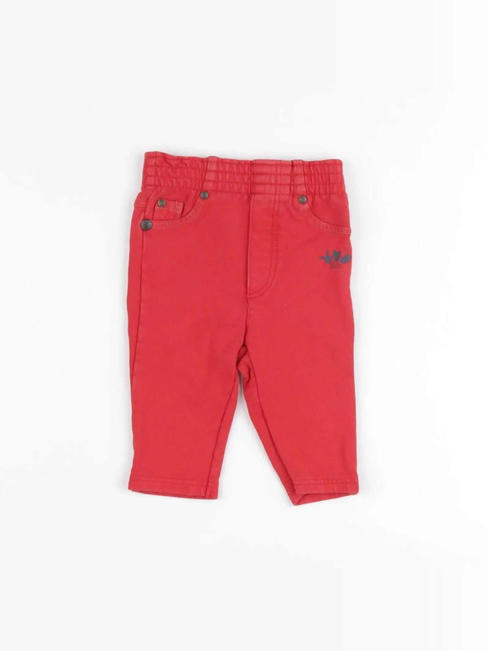 Catimini - pantalon rouge - 3 mois