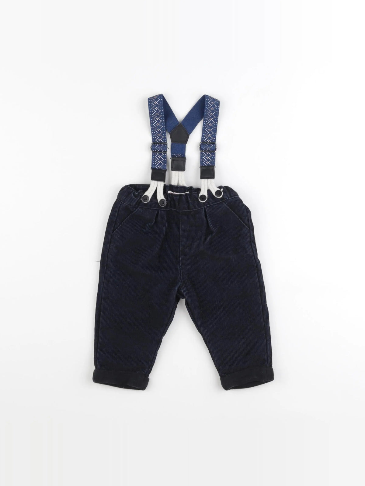 DPAM - pantalon bleu, noir - 6 mois