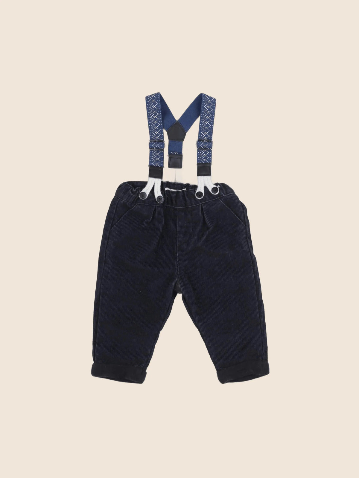 DPAM - pantalon bleu, noir - 6 mois