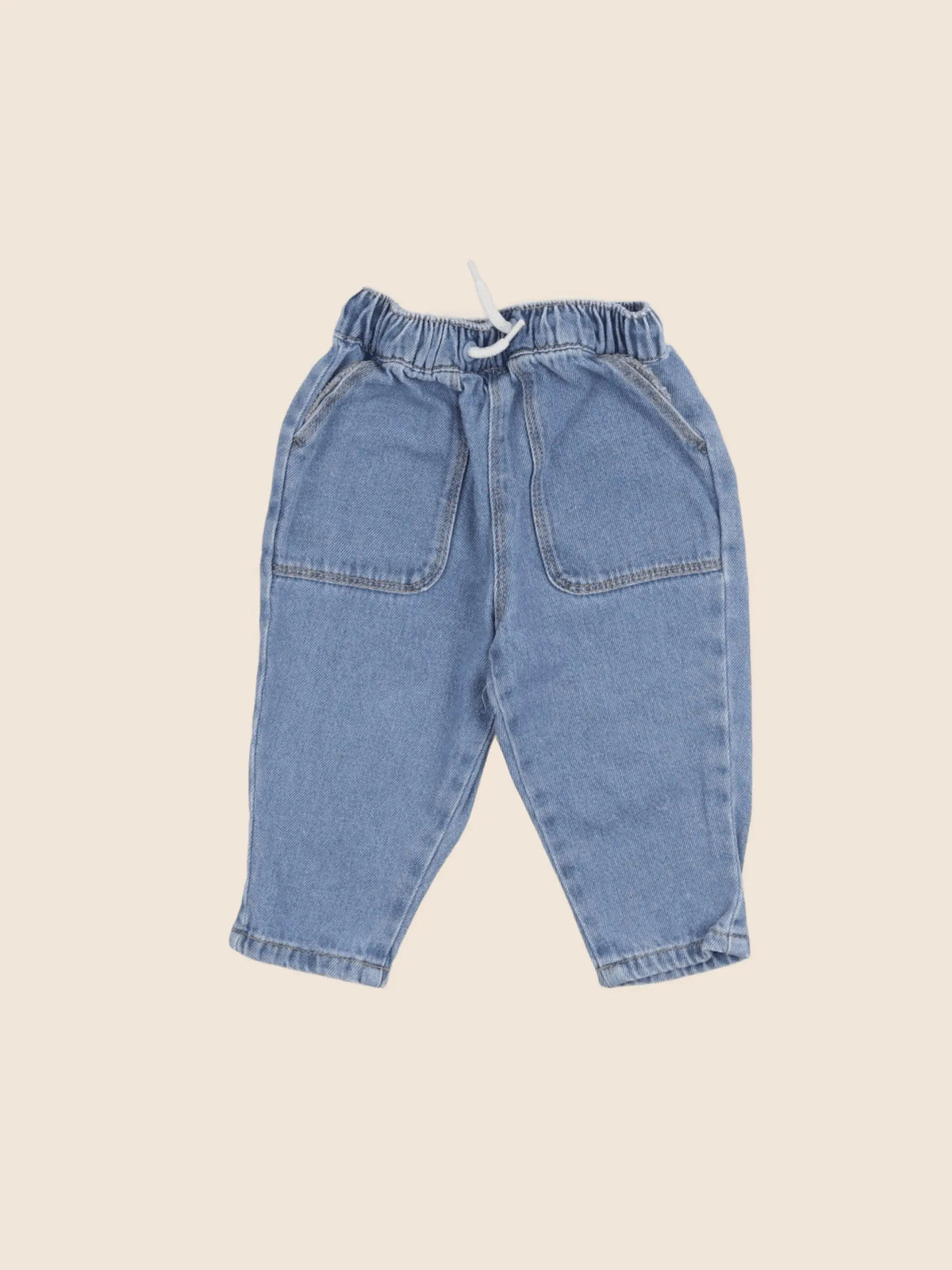 Vertbaudet - jean bleu - 6 mois
