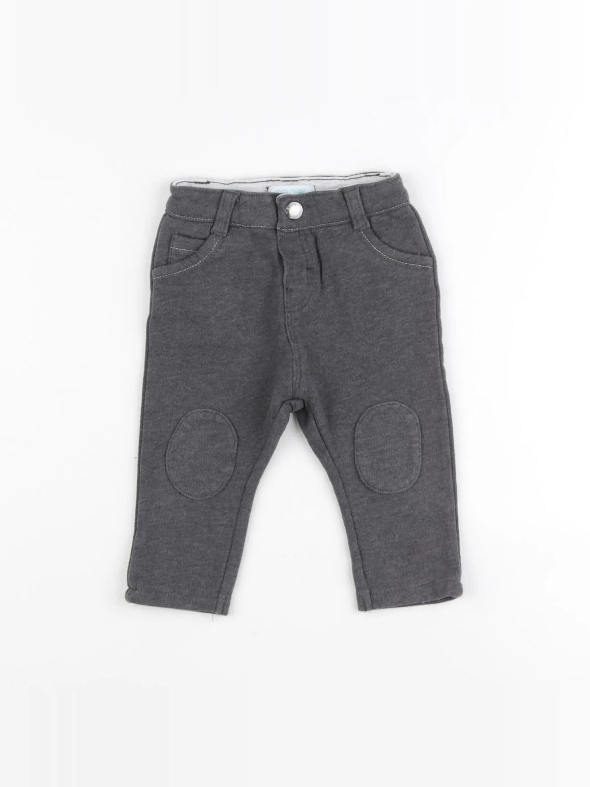 Obaïbi - pantalon gris - 6 mois