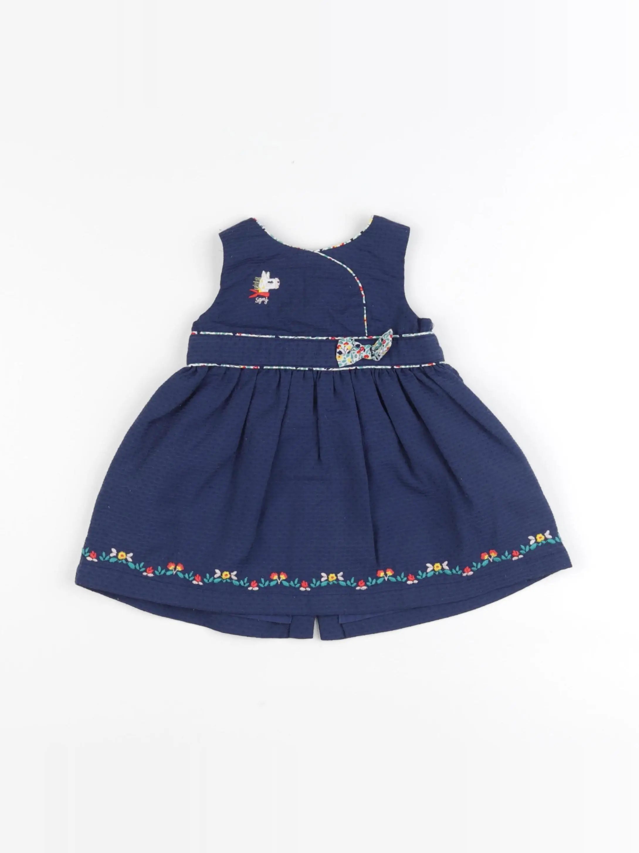 Sergent Major - robe bleu - 6 mois