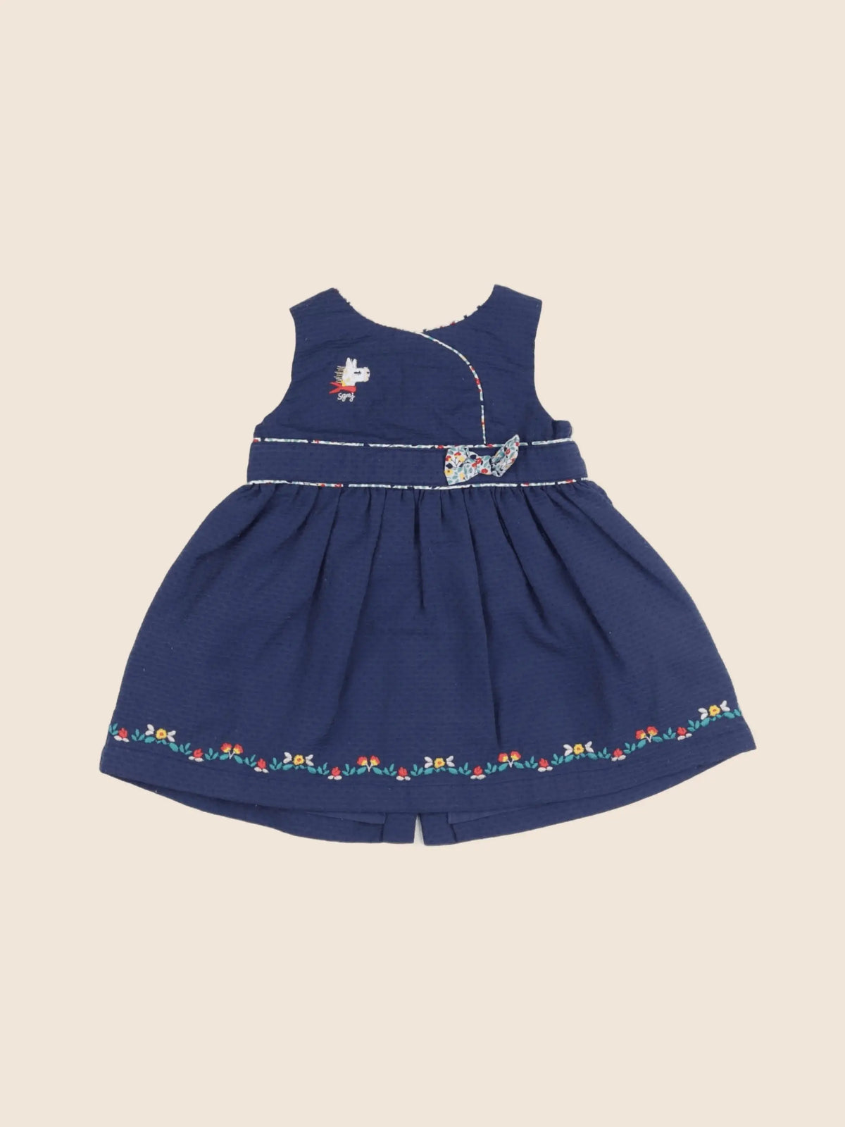 Sergent Major - robe bleu - 6 mois