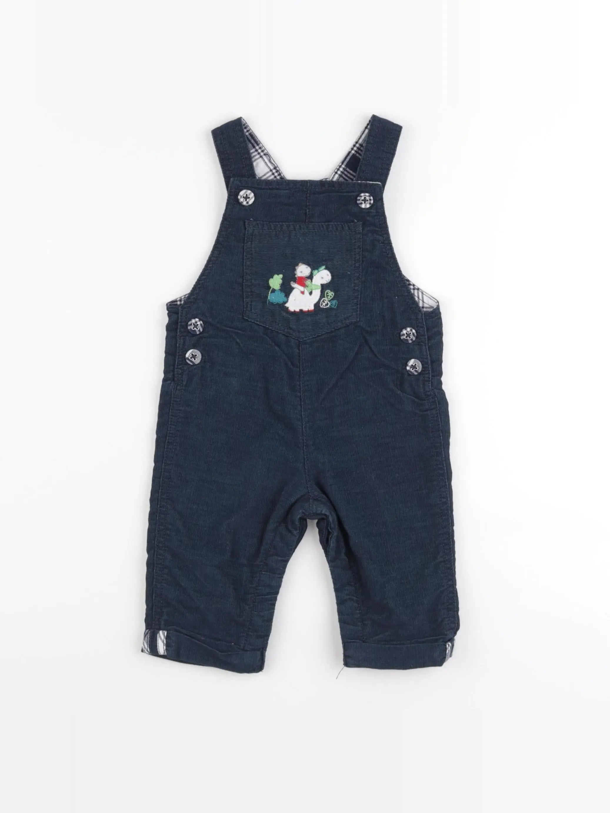 Sergent Major - salopette bleu - 6 mois