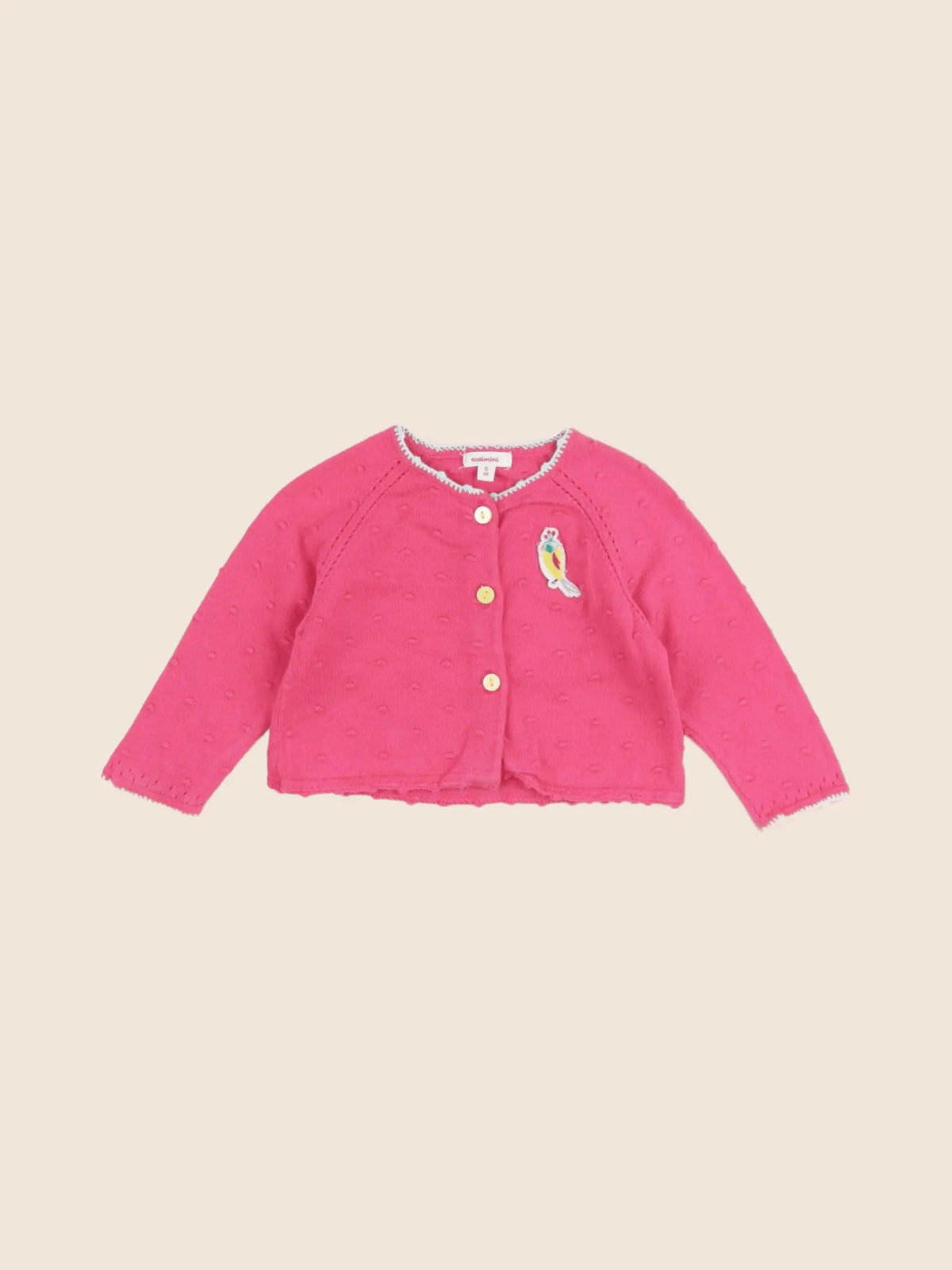 Catimini - gilet rose - 6 mois