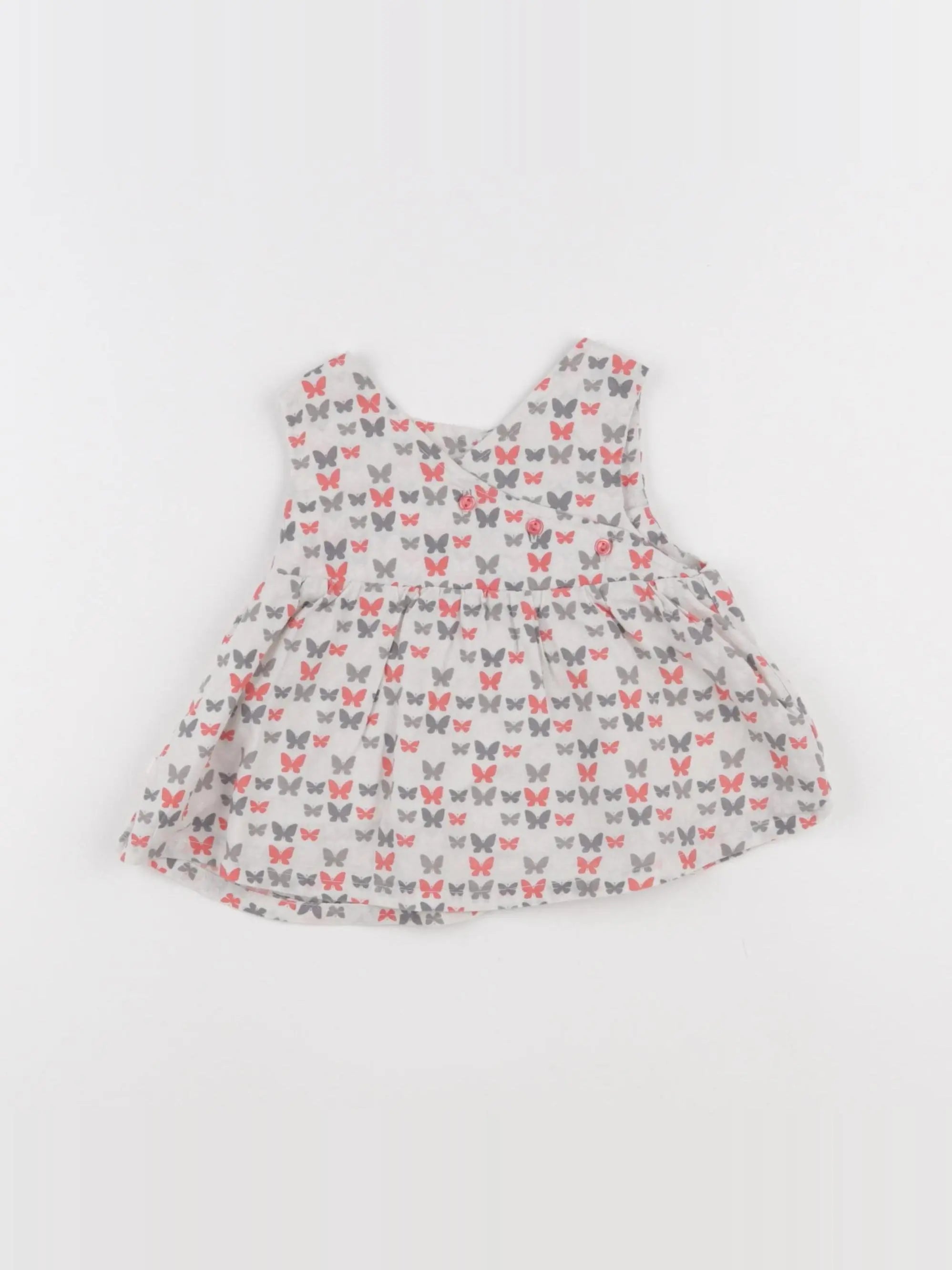 Obaïbi - blouse rose - 12 mois