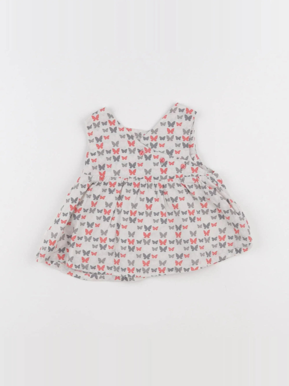 Obaïbi - blouse rose - 12 mois