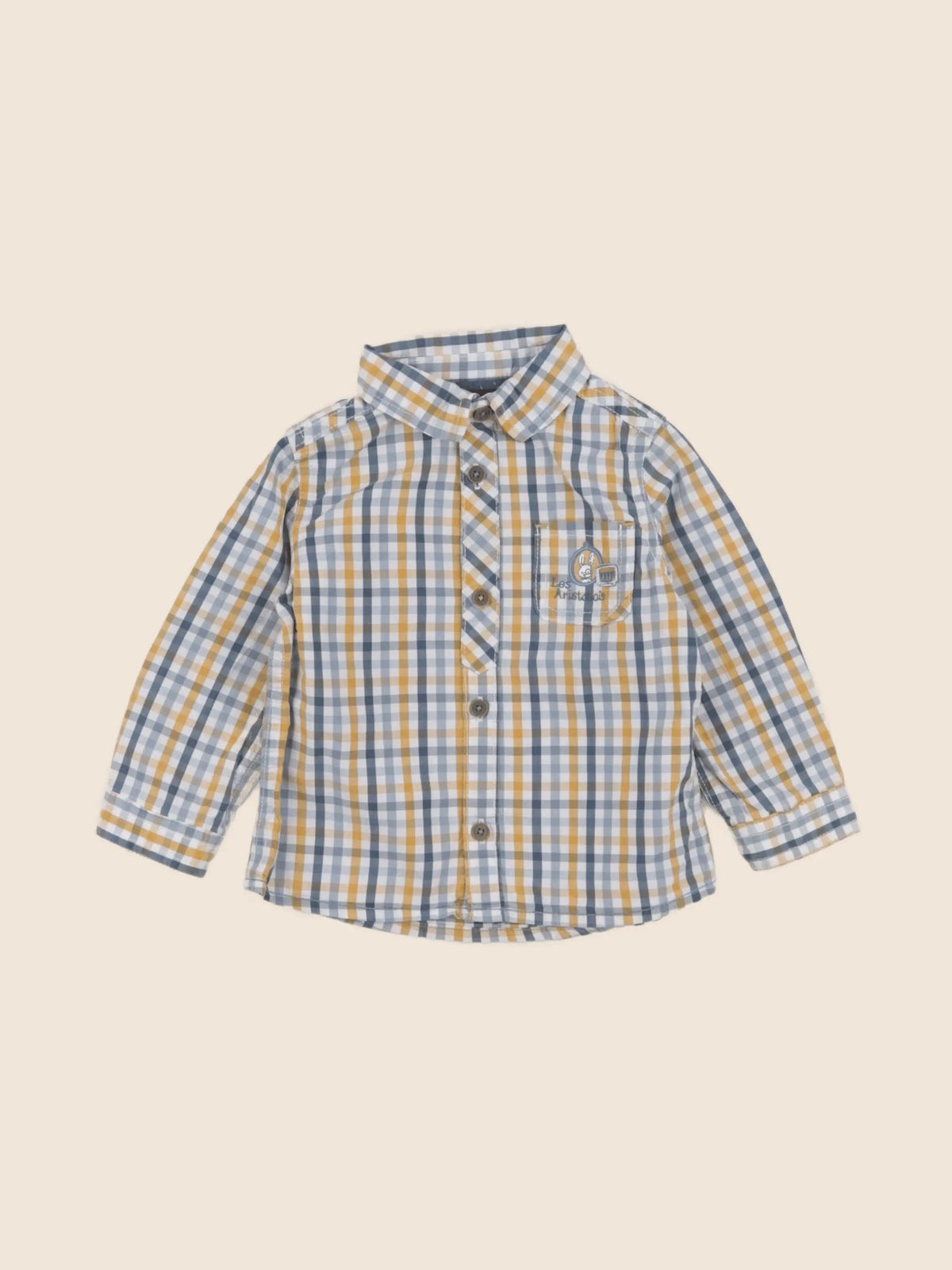 Sergent Major - chemise jaune - 12 mois