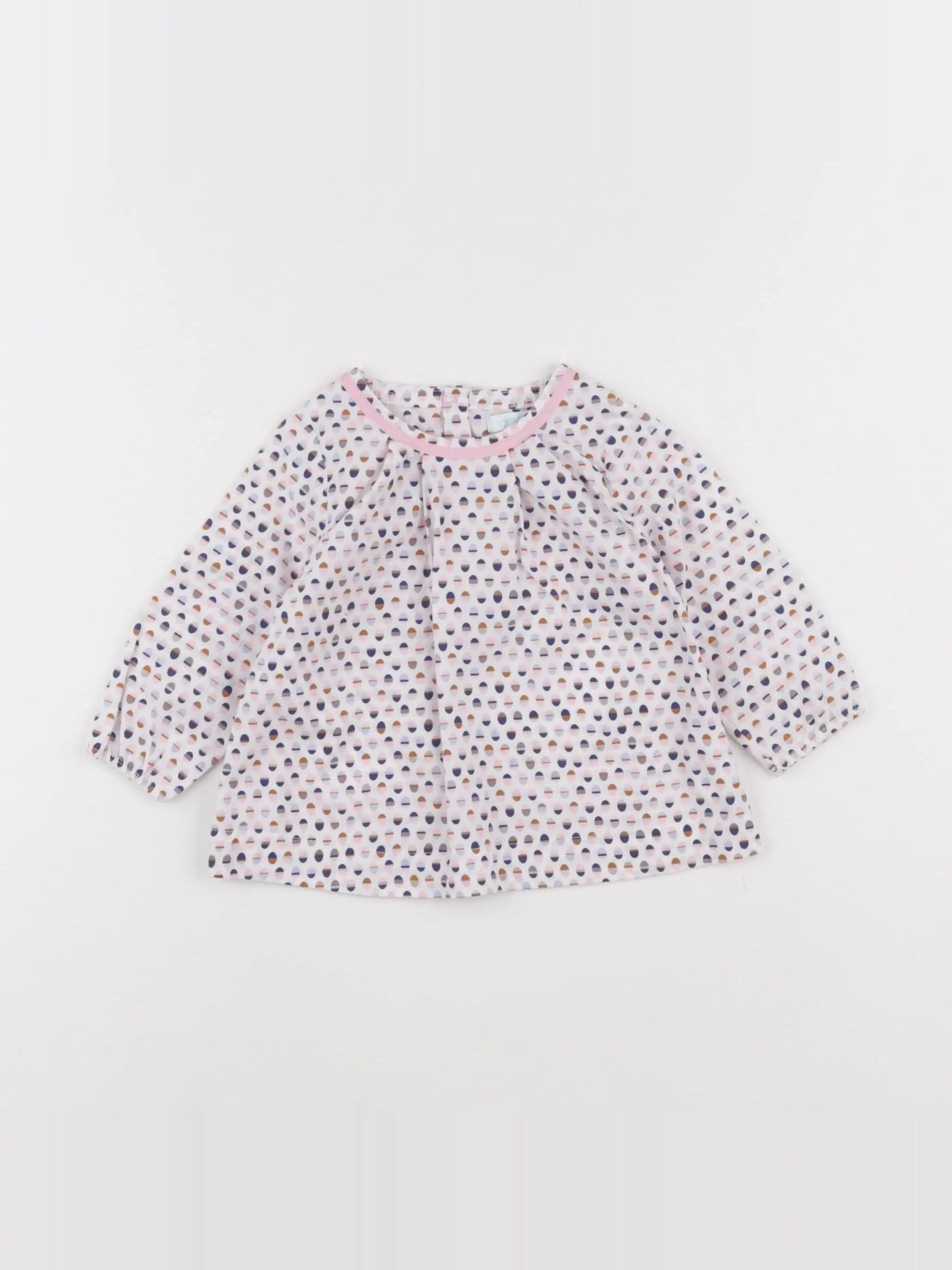 Obaïbi - blouse blanc - 6 mois