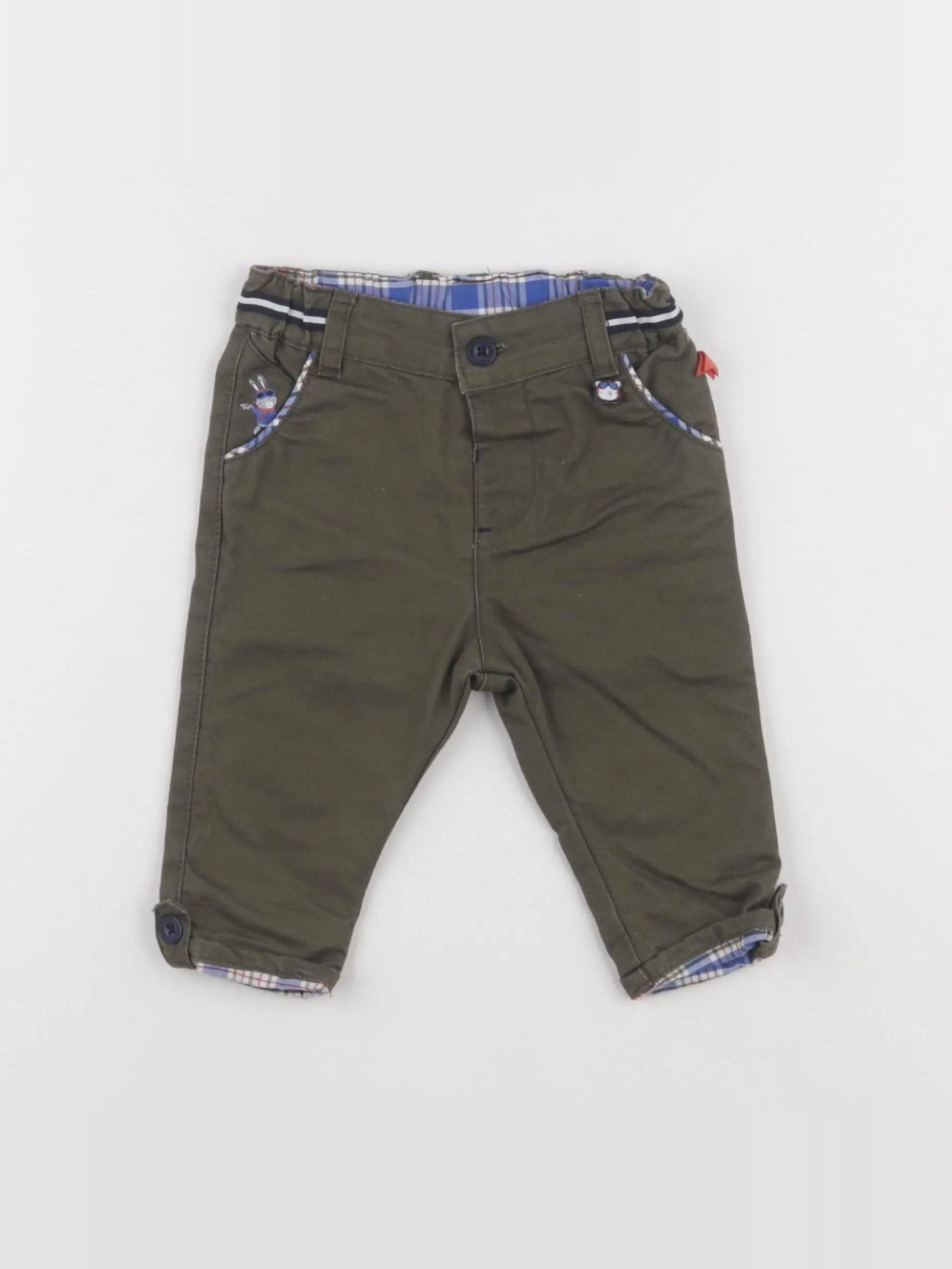 Sergent Major - jean vert - 6 mois