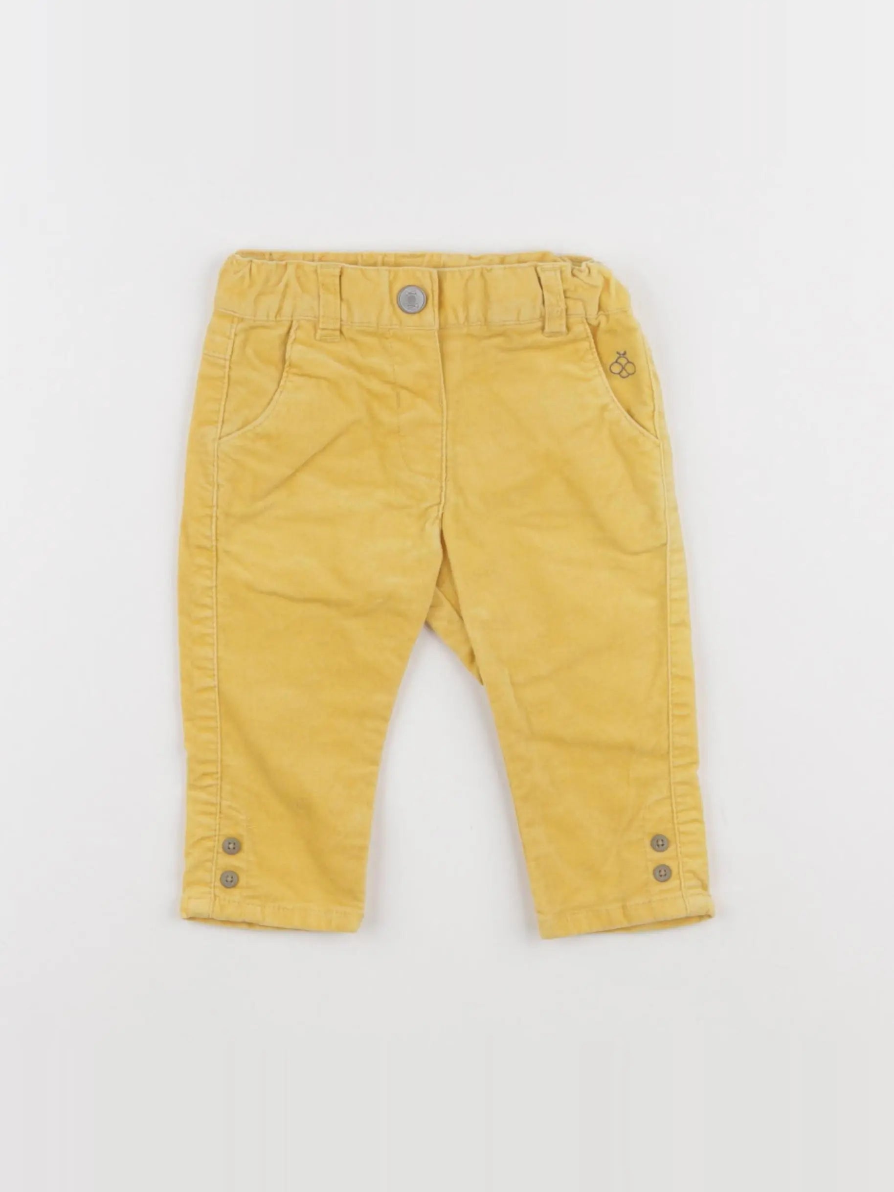 Obaïbi - pantalon jaune - 6 mois