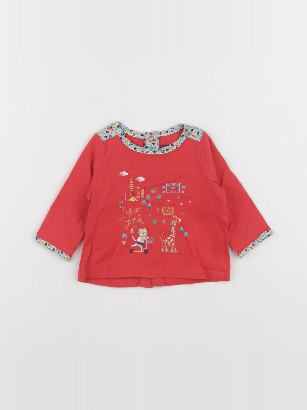 Sergent Major - tee-shirt rouge - 3 mois