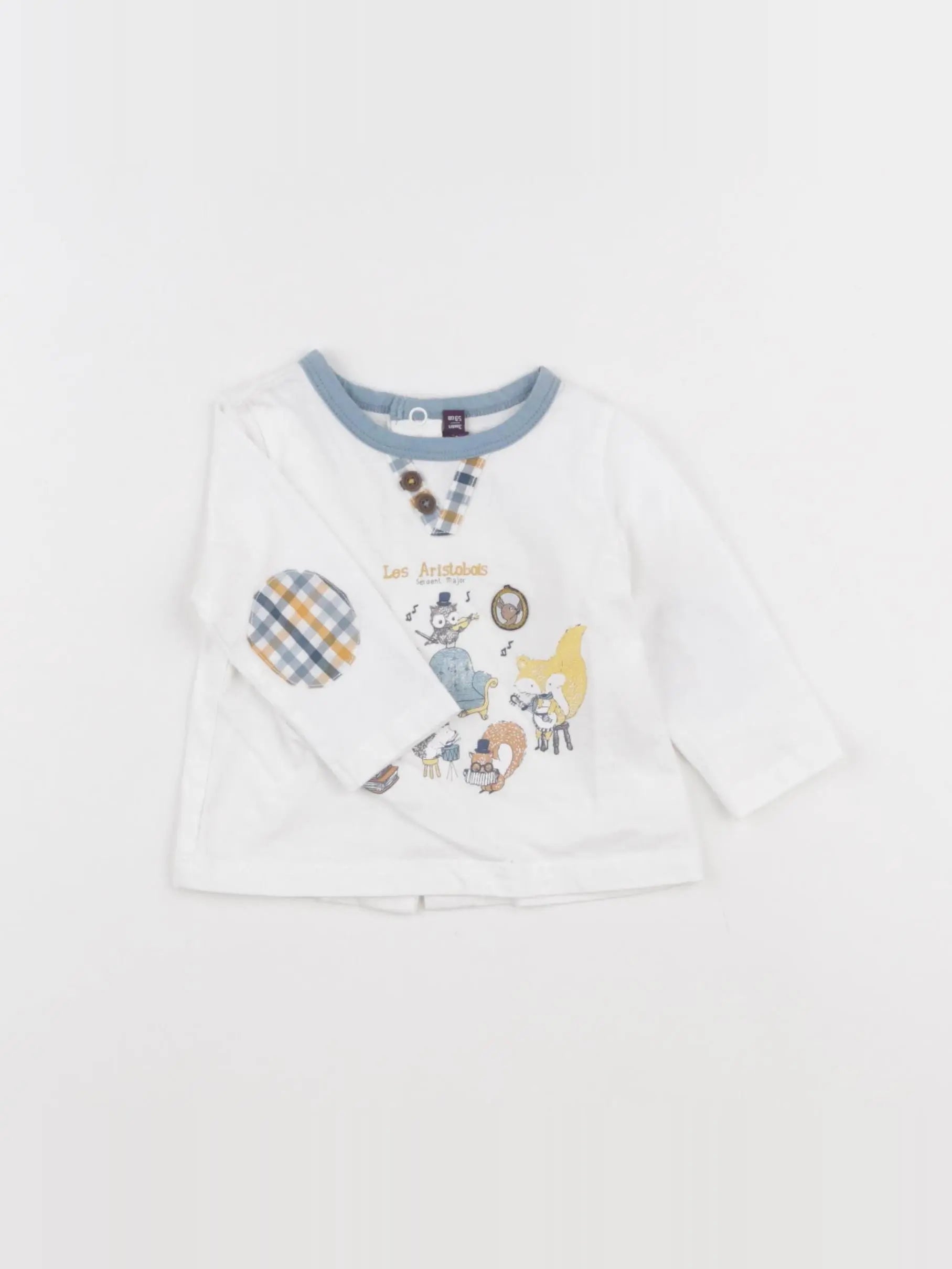 Sergent Major - tee-shirt blanc - 3 mois