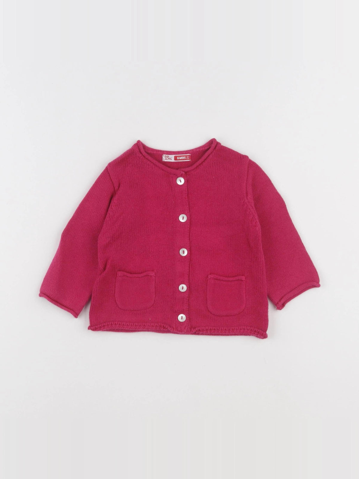 DPAM - gilet rose - 6 mois