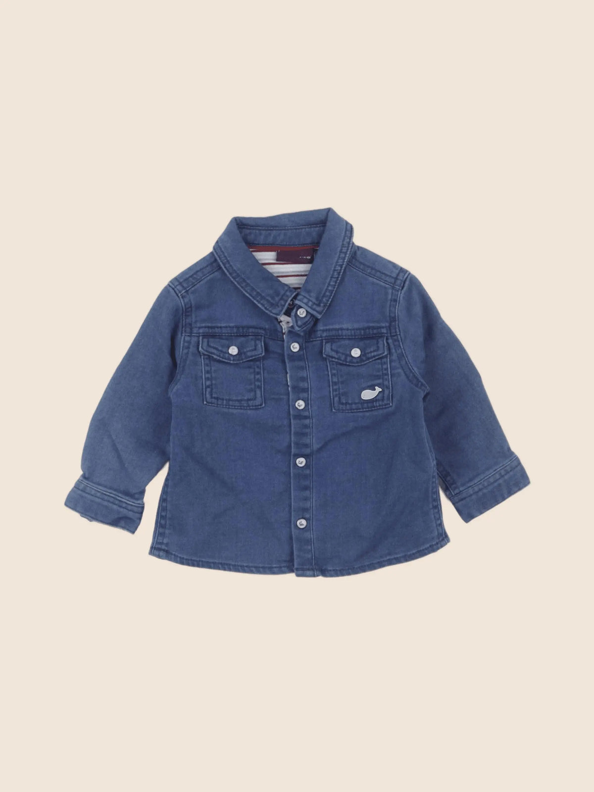 Sergent Major - chemise bleu - 6 mois