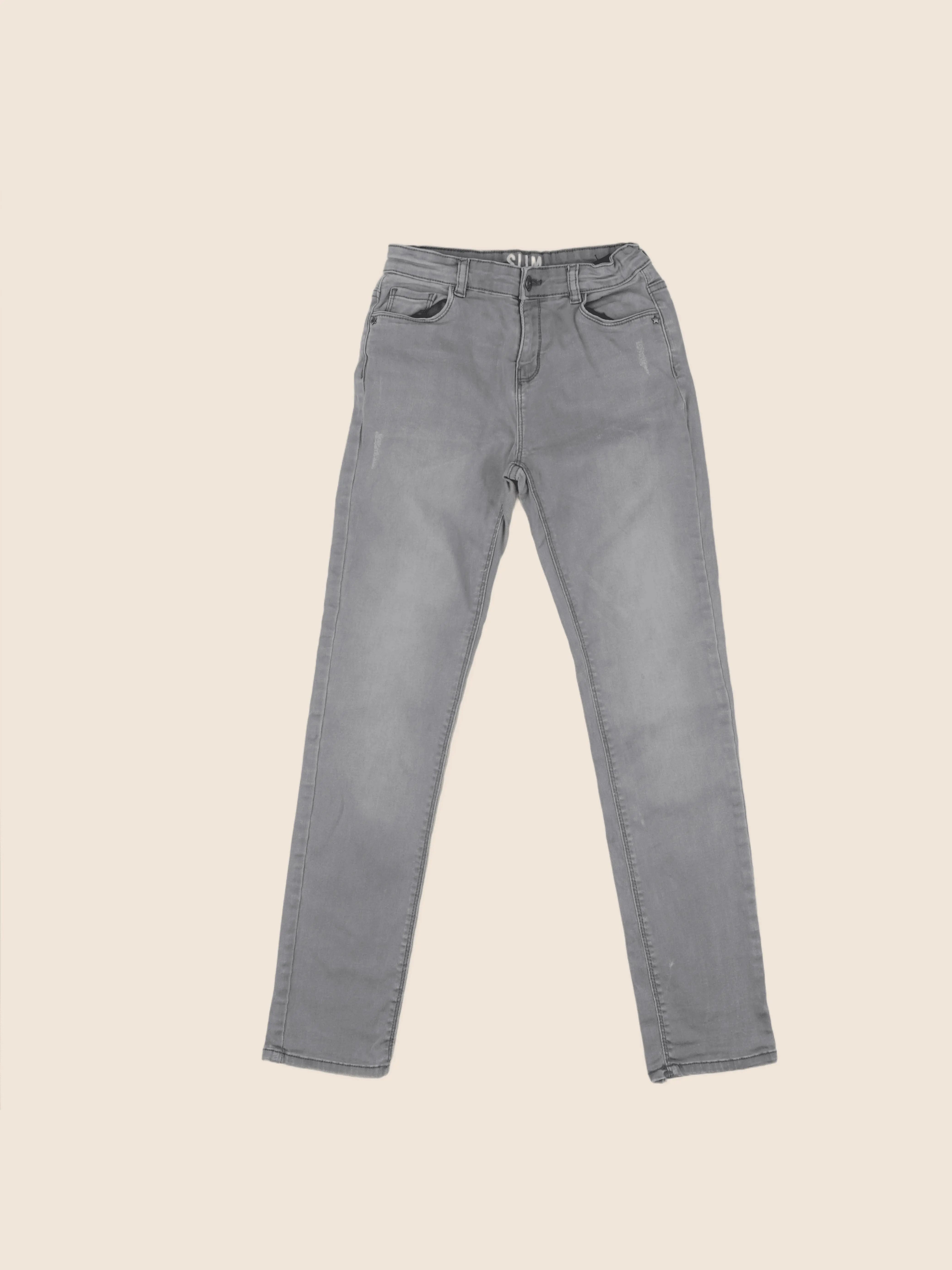 Vertbaudet - jean gris - 12 ans