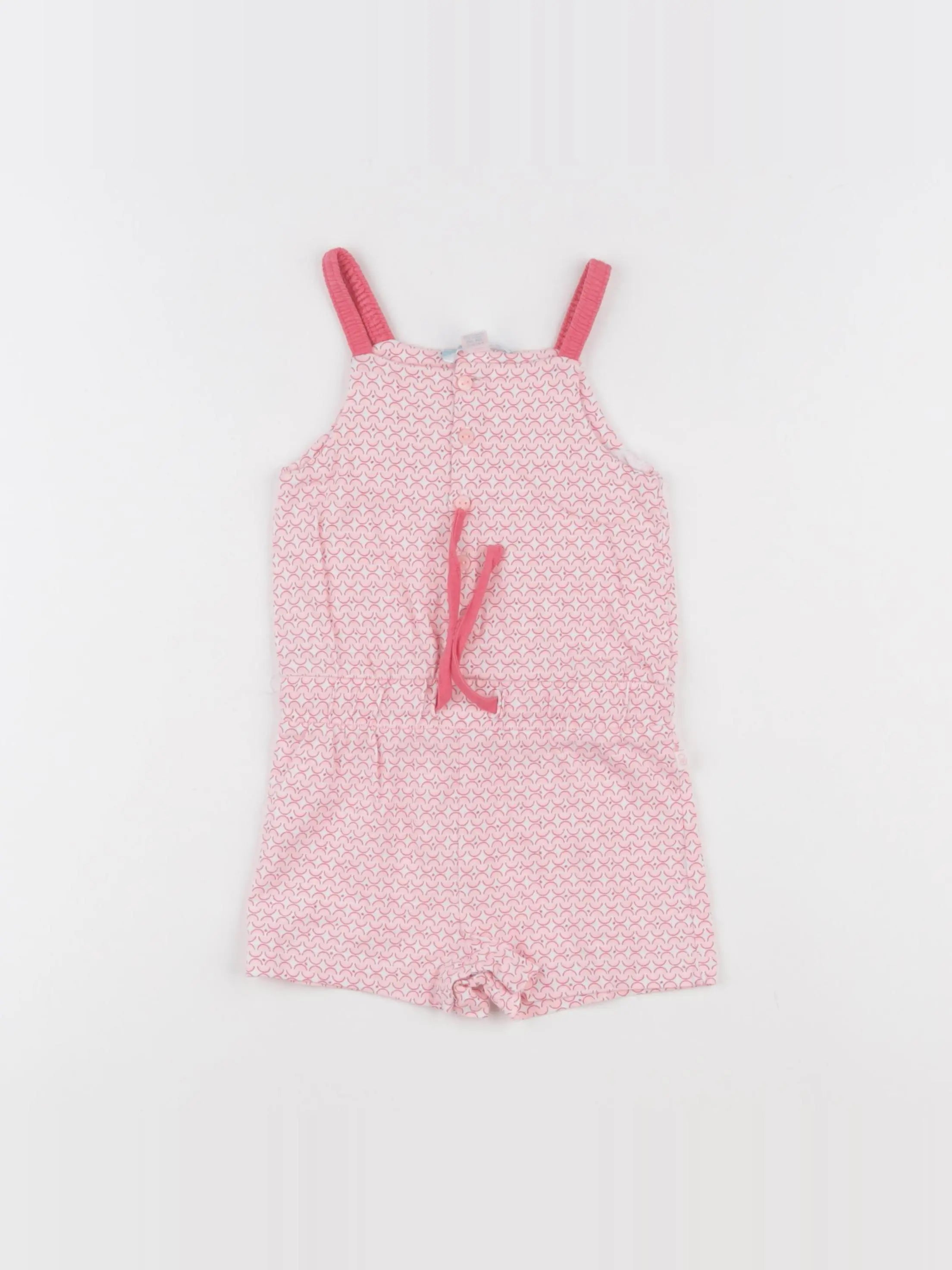 Obaïbi - combinaison rose - 12 mois