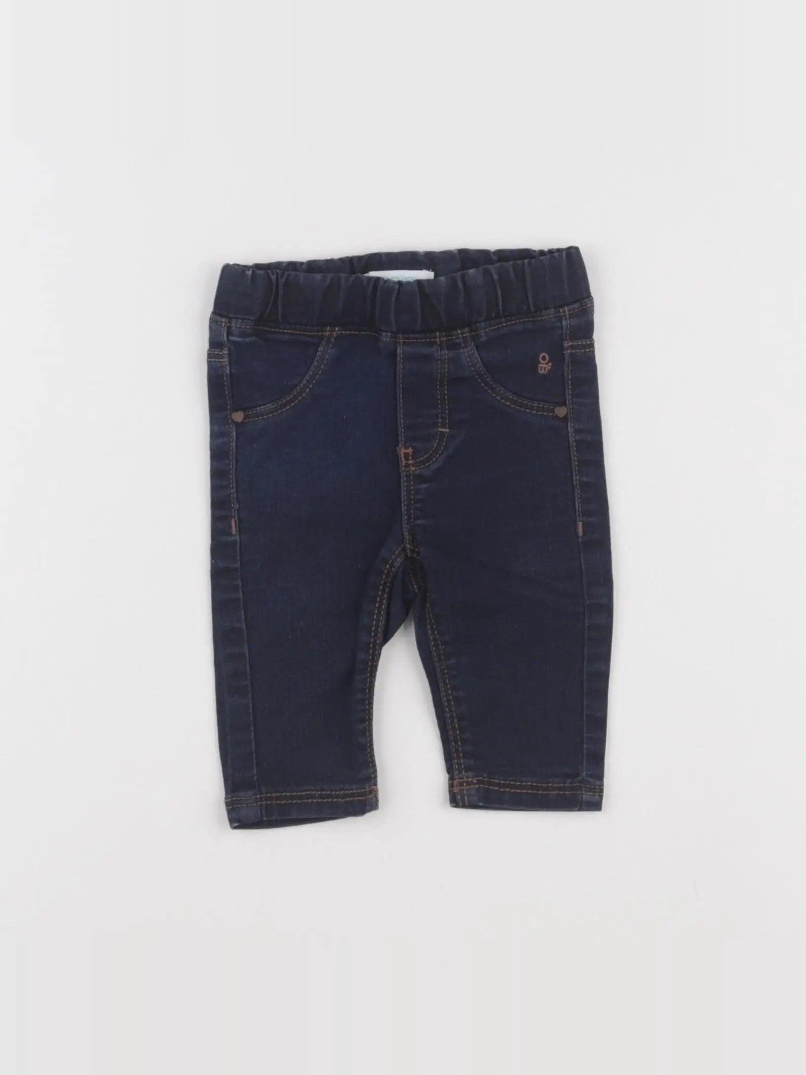 Obaïbi - jegging bleu - 3 mois