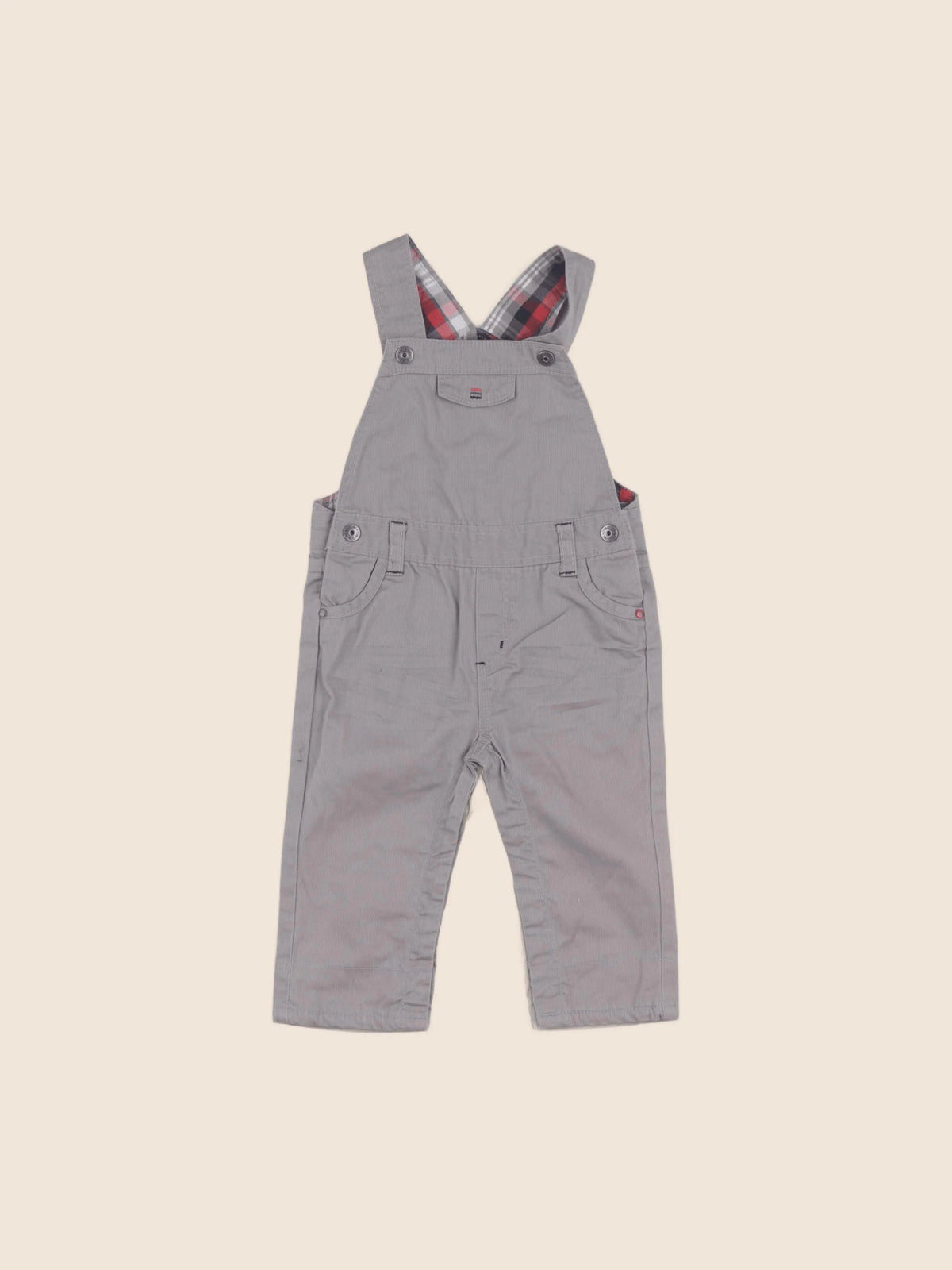 Obaïbi - salopette gris - 6 mois