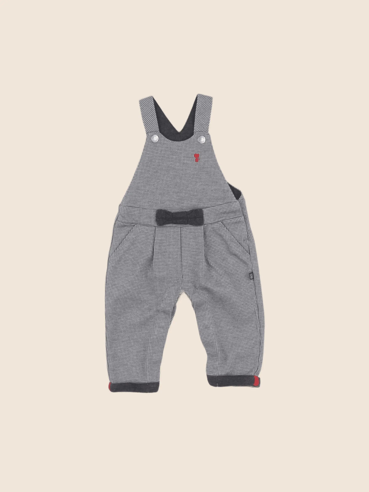 Obaïbi - salopette gris - 3 mois